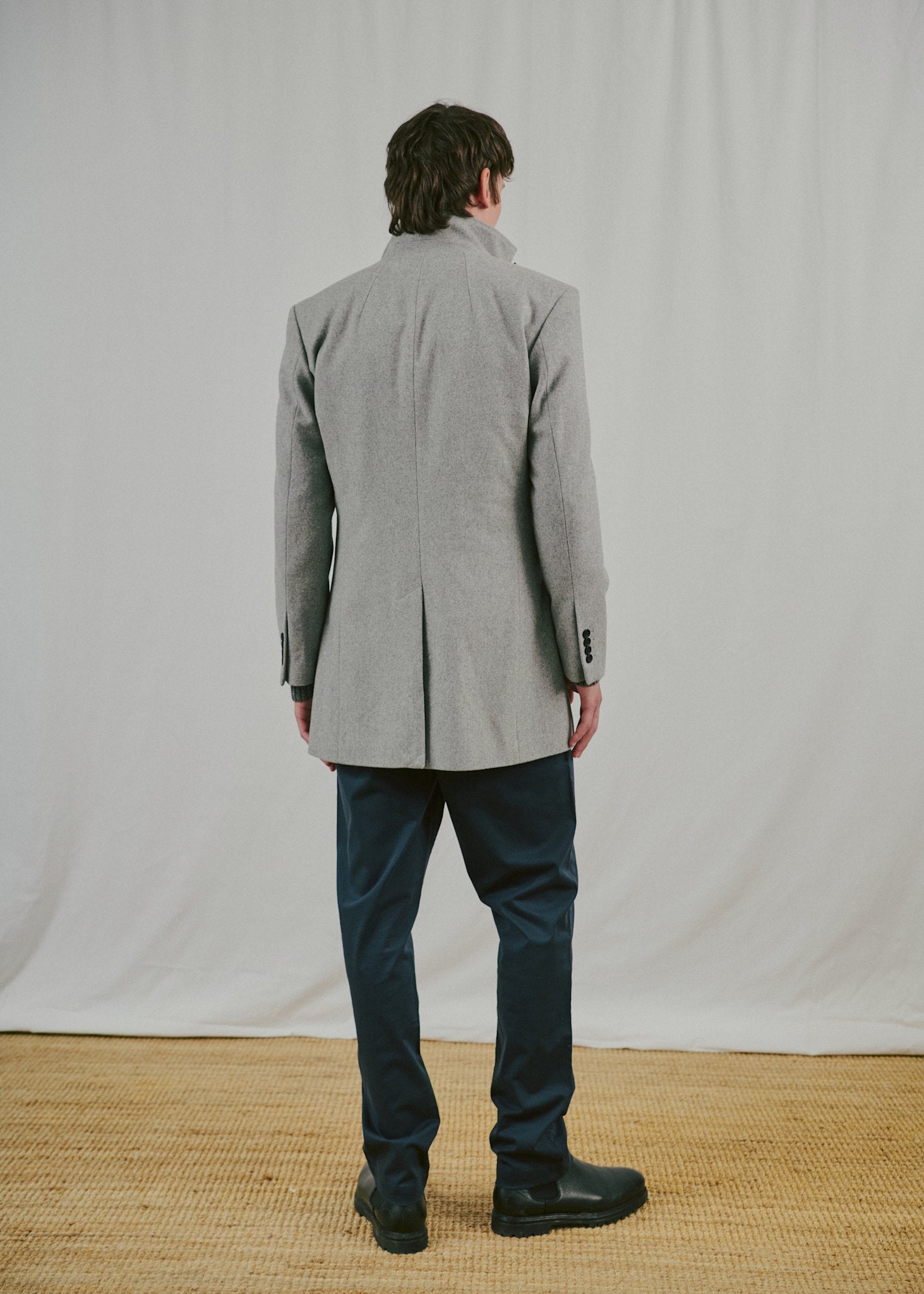 BS Ontario Slim Fit Coat - Light Grey