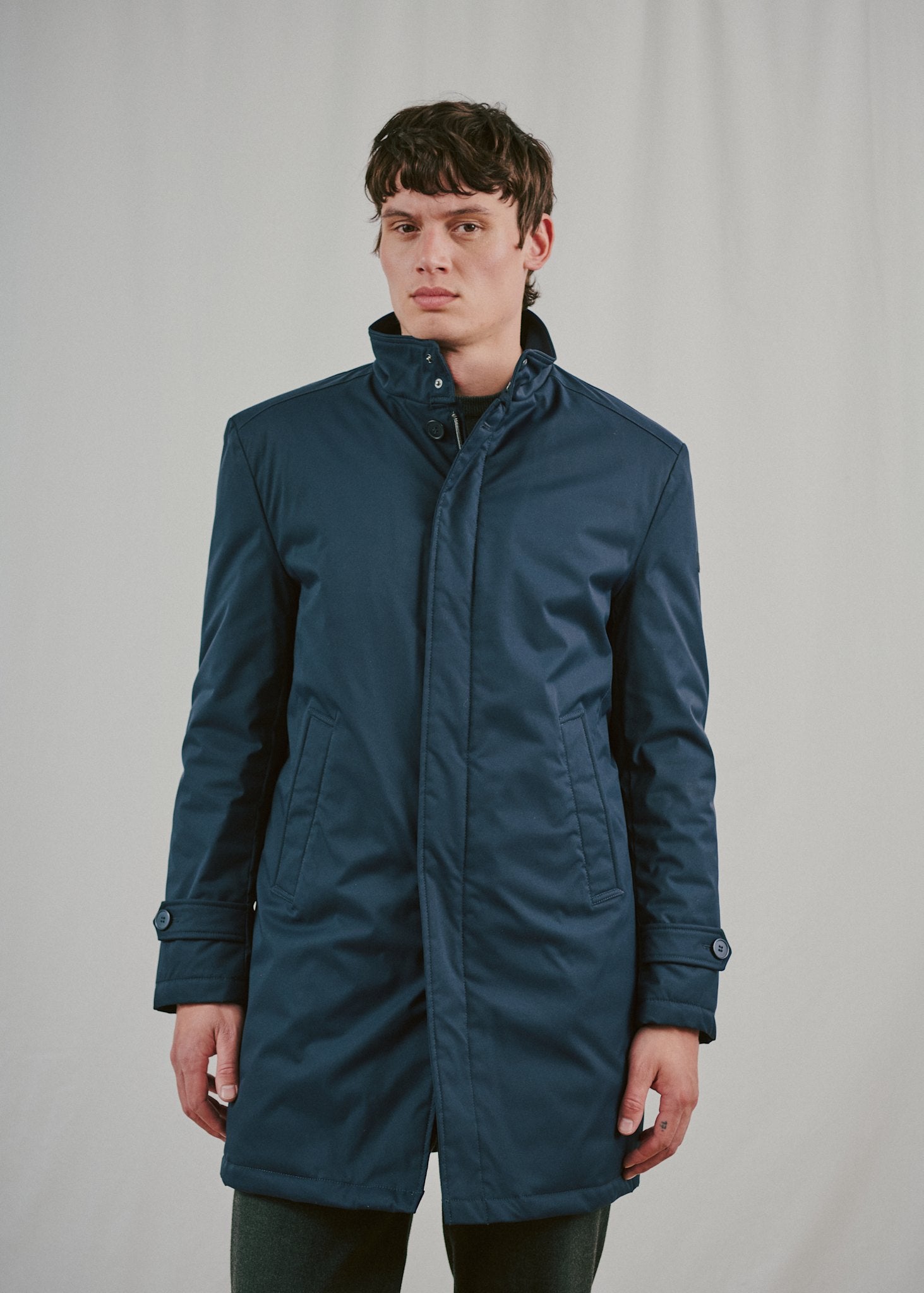 BS Bedford Slim Fit Coat - Navy