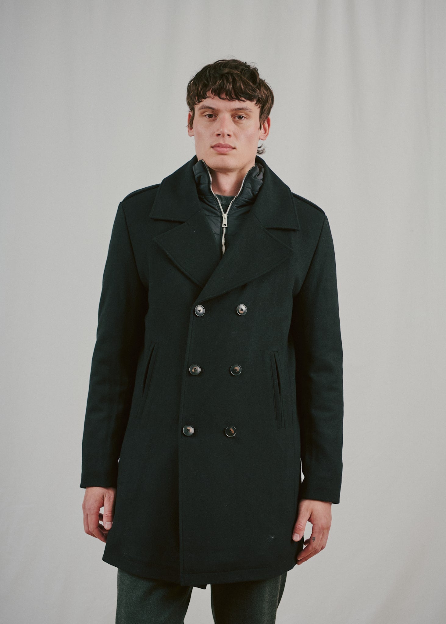 BS Nelson Slim Fit Frakke - Black