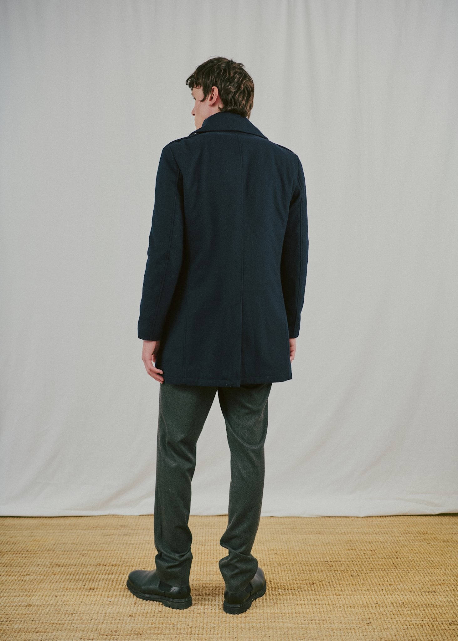 BS Nelson Slim Fit Frakke - Navy