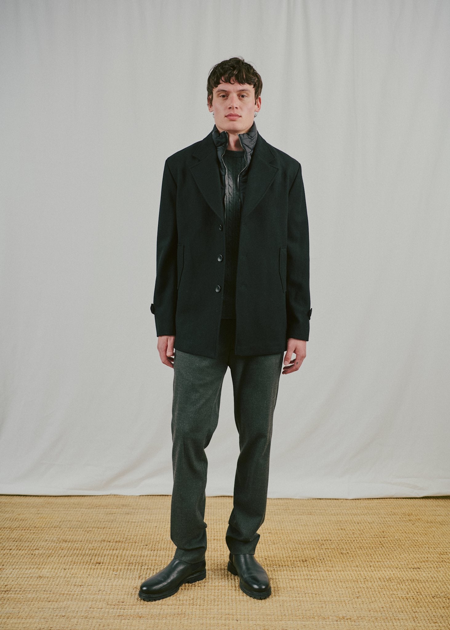BS Northland Regular Fit Frakke - Black