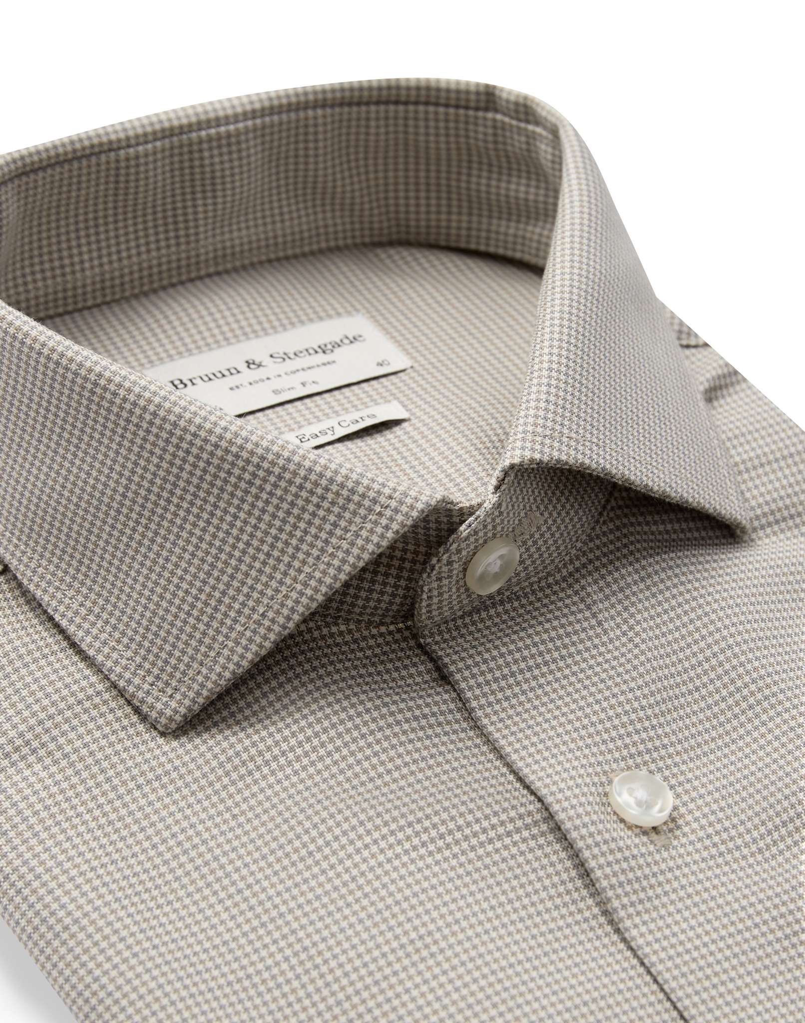 BS Seymour Slim Fit Skjorte - Grey