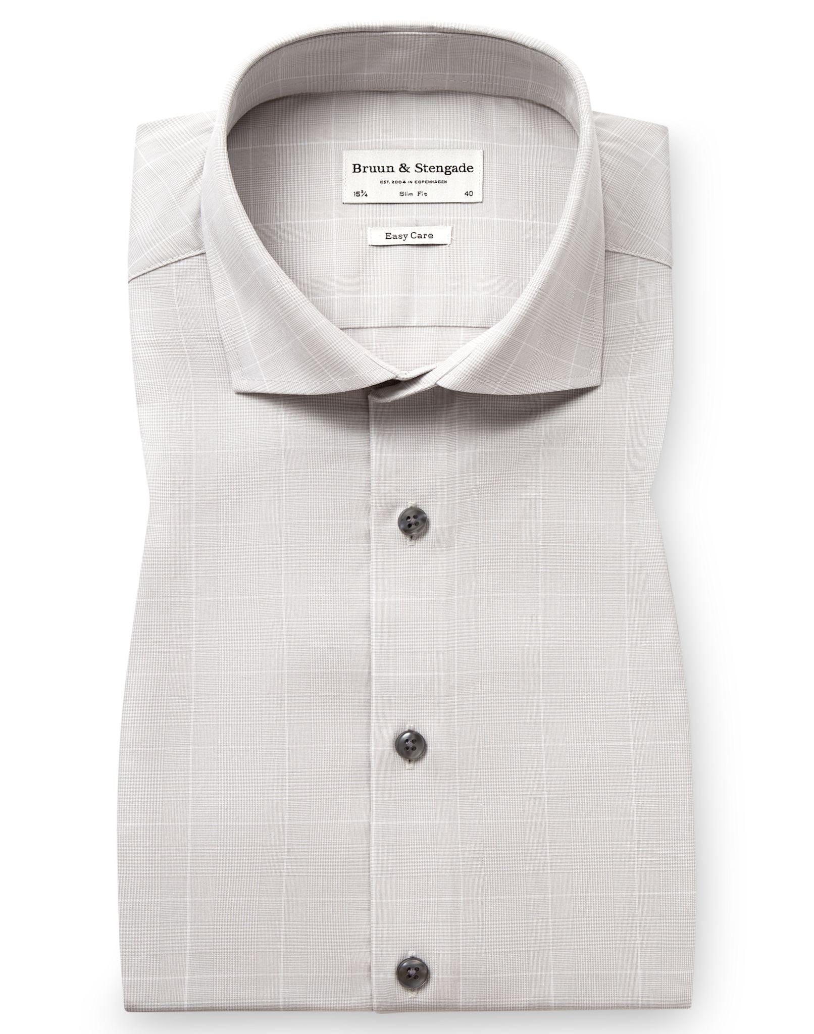 BS Krefeld Slim Fit Skjorte - Grey