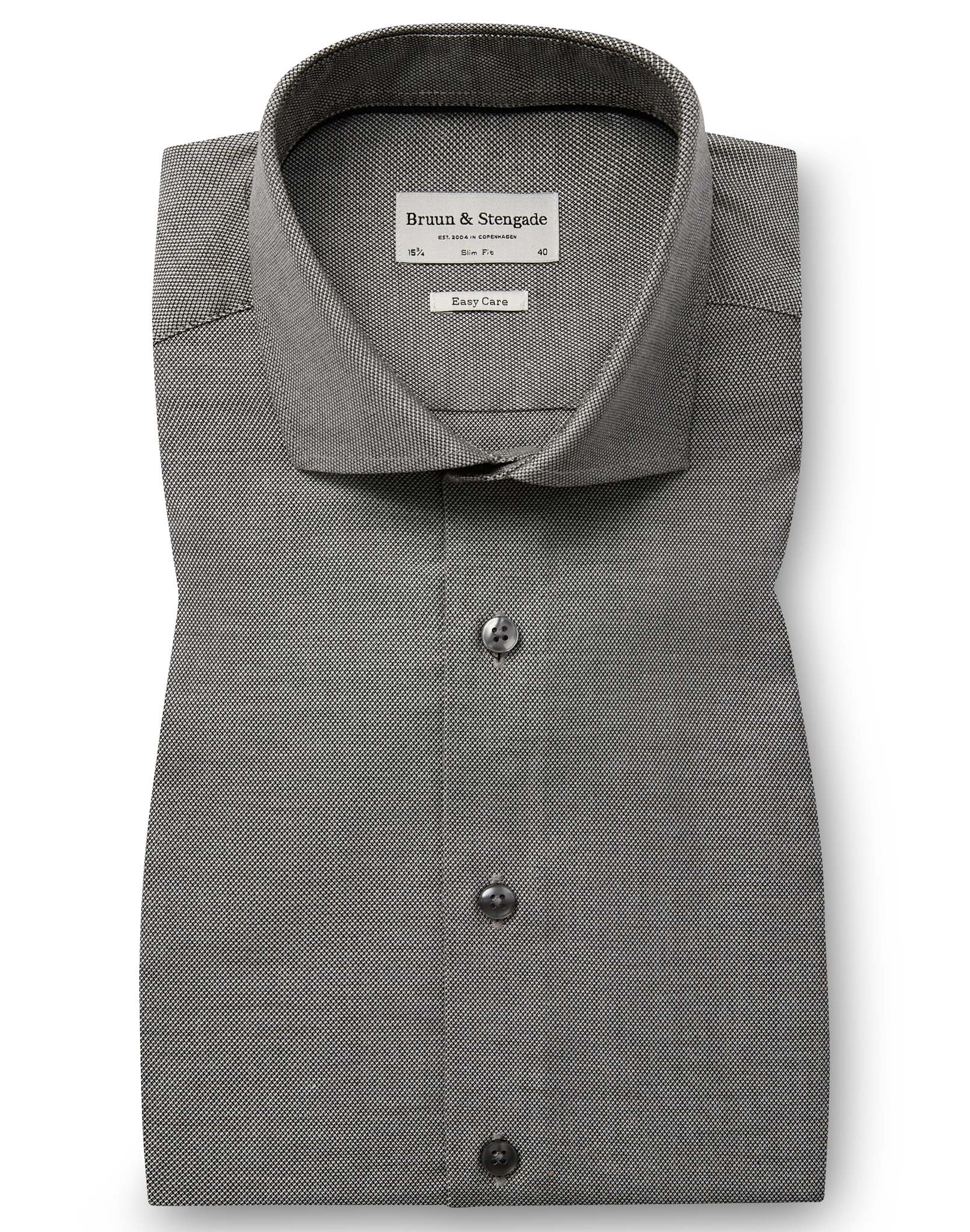 BS Tolle Slim Fit Skjorte - Grey