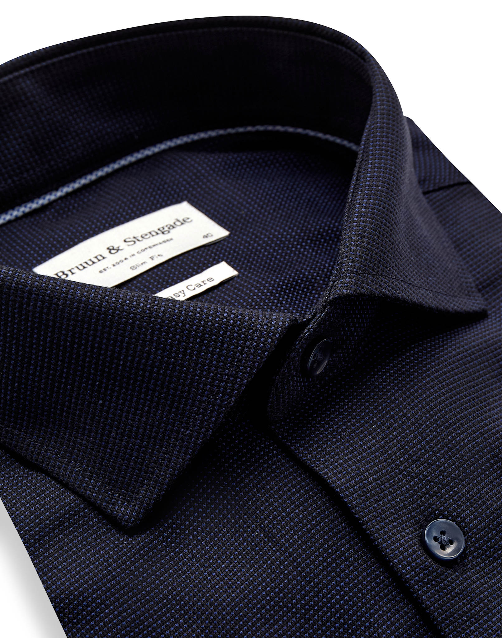 BS Bjerre Slim Fit Skjorte - Black