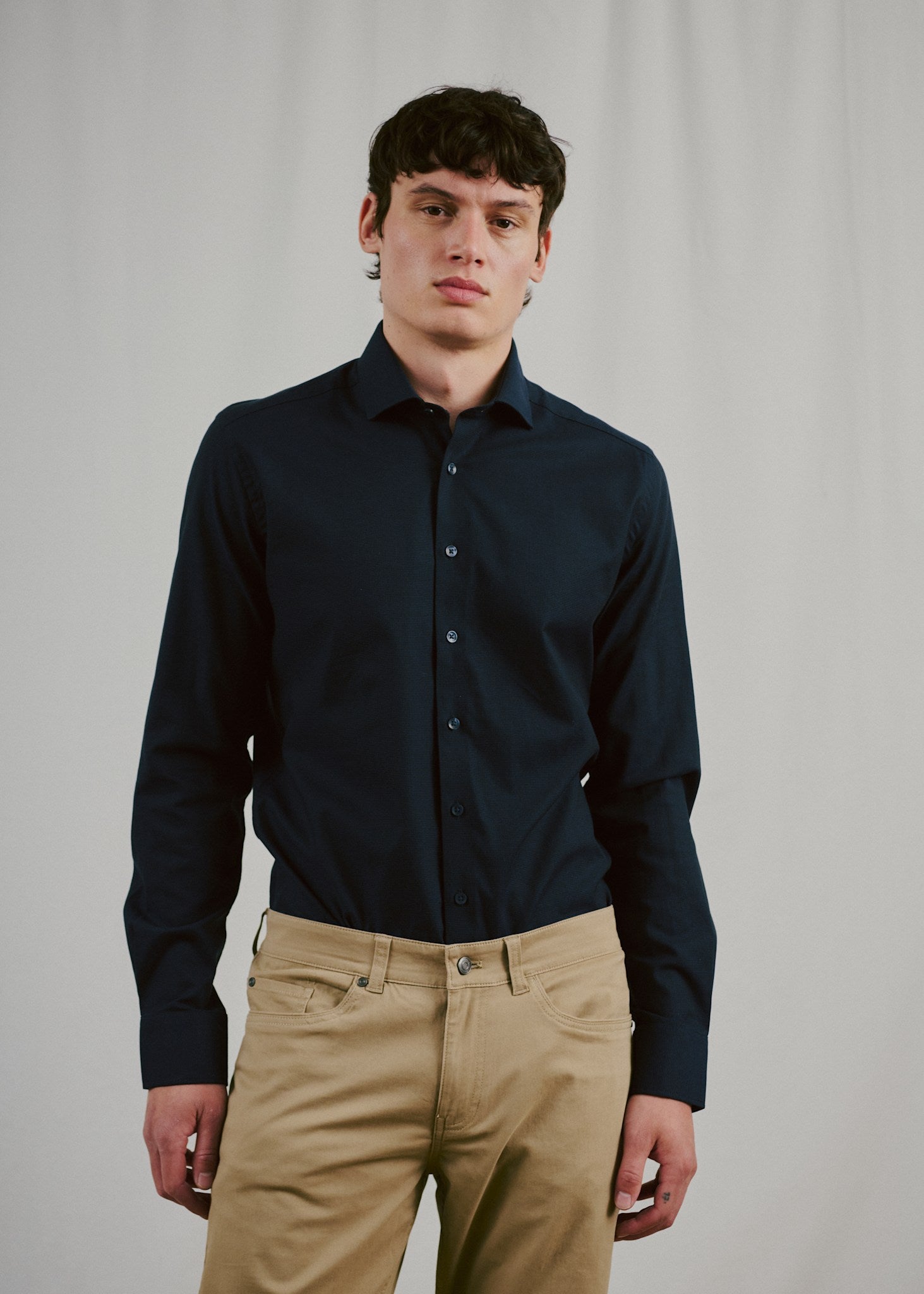 BS Bjerre Slim Fit Skjorte - Black