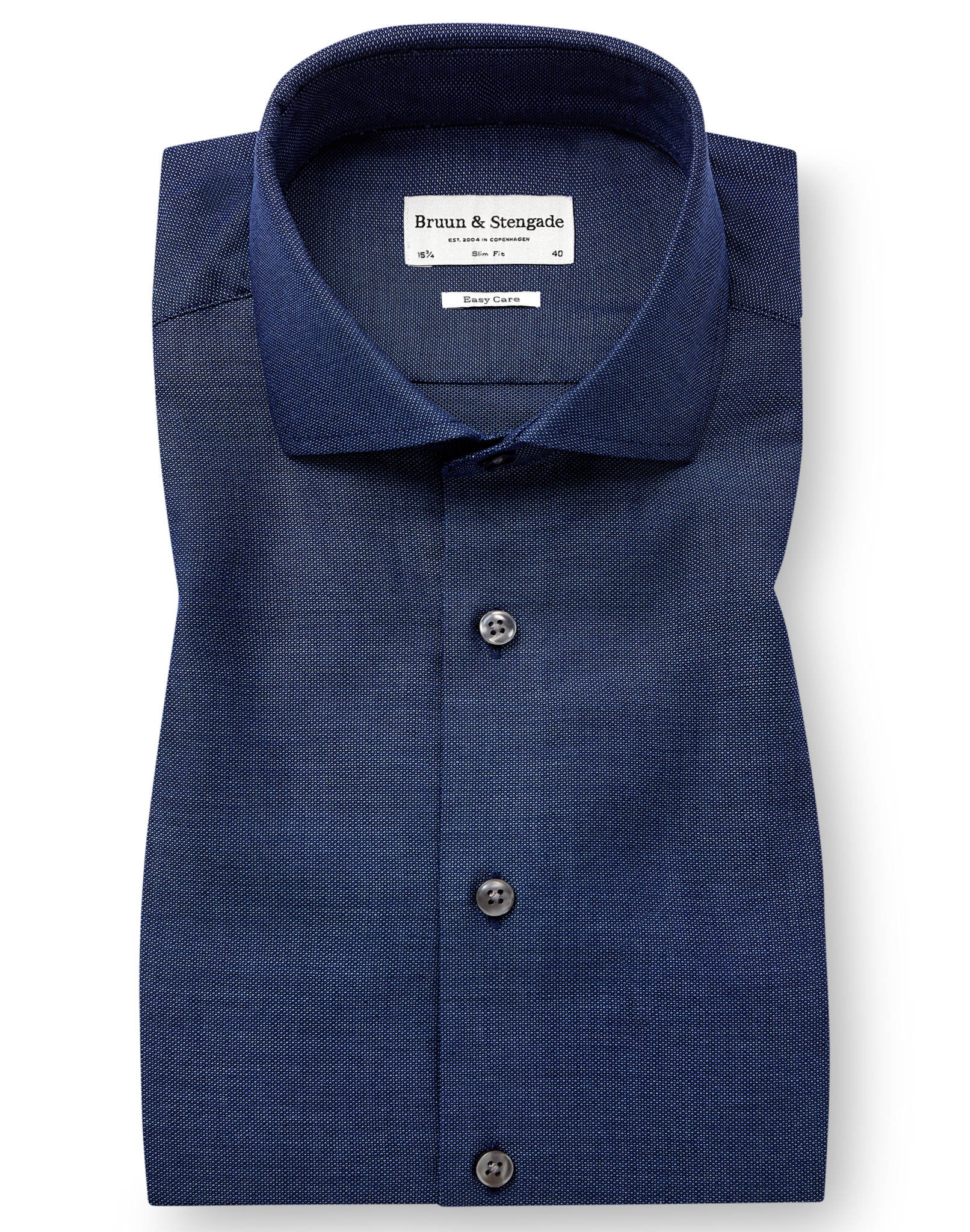 BS Joff Slim Fit Skjorte - Navy