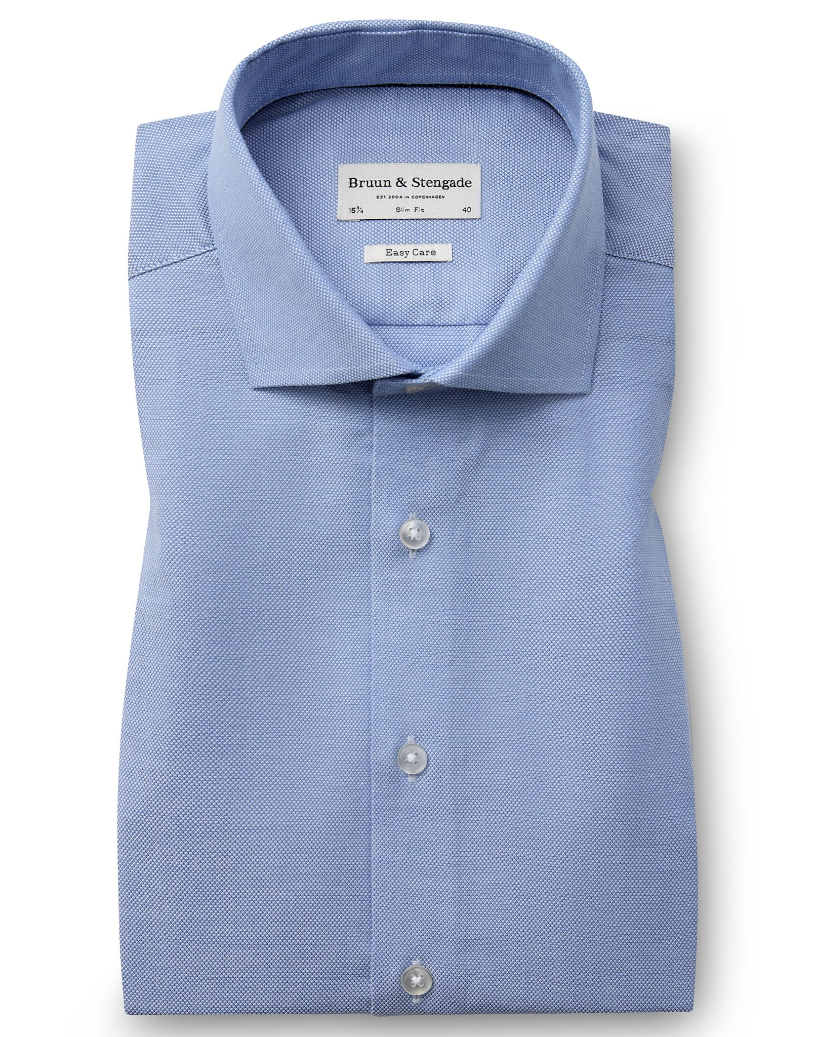 BS Prehn Slim Fit Skjorte - Light Blue