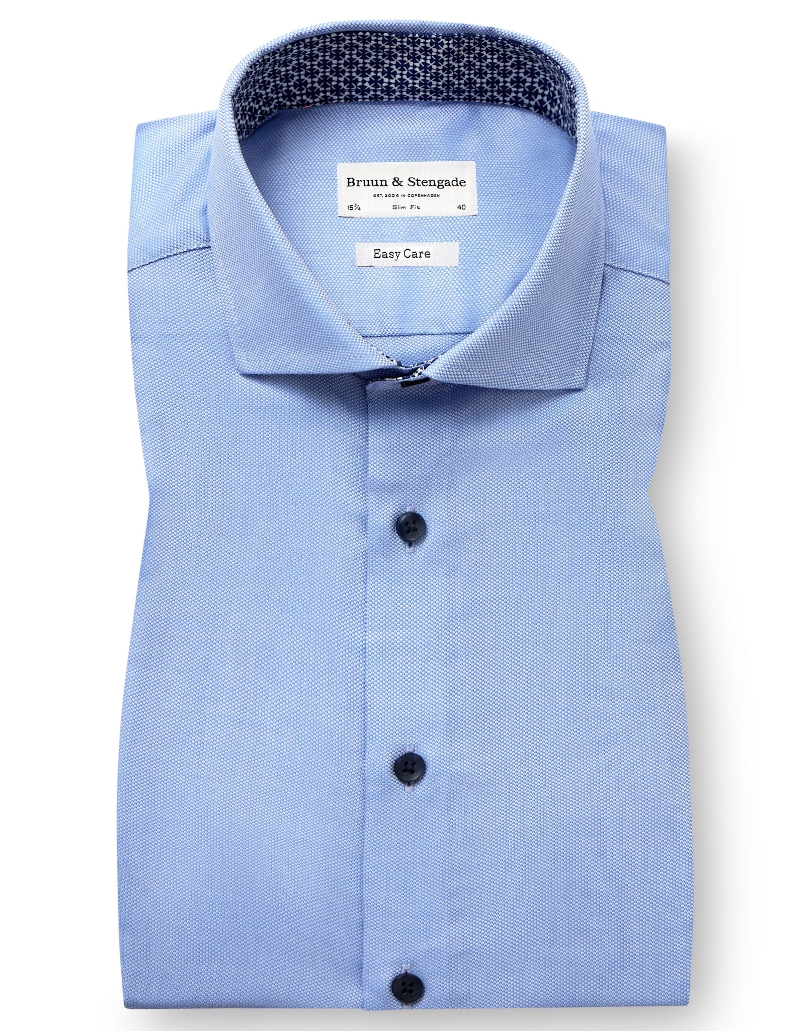 BS Murakami Slim Fit Skjorte - Light Blue