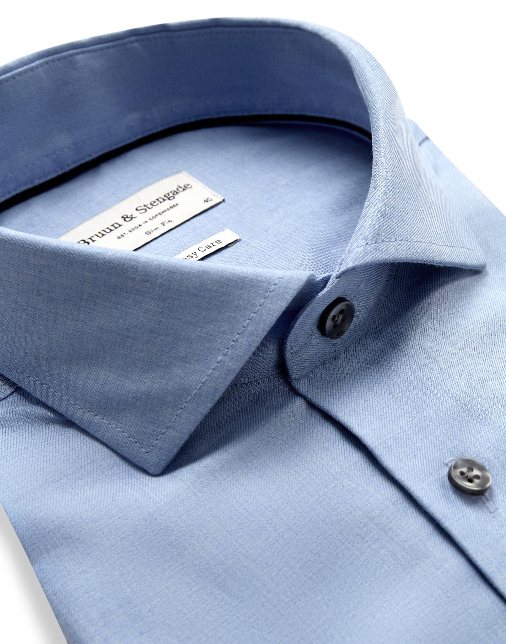 BS Samsoe Slim Fit Skjorte - Light Blue