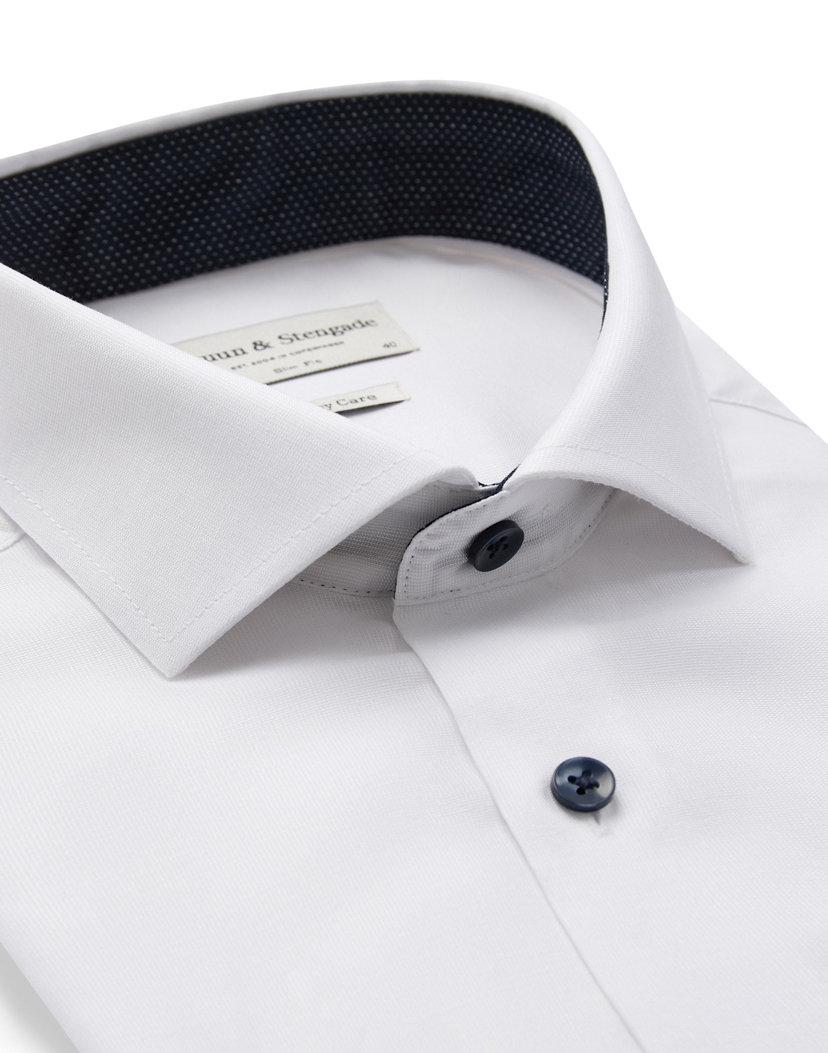 BS Wohleben Slim Fit Skjorte - White