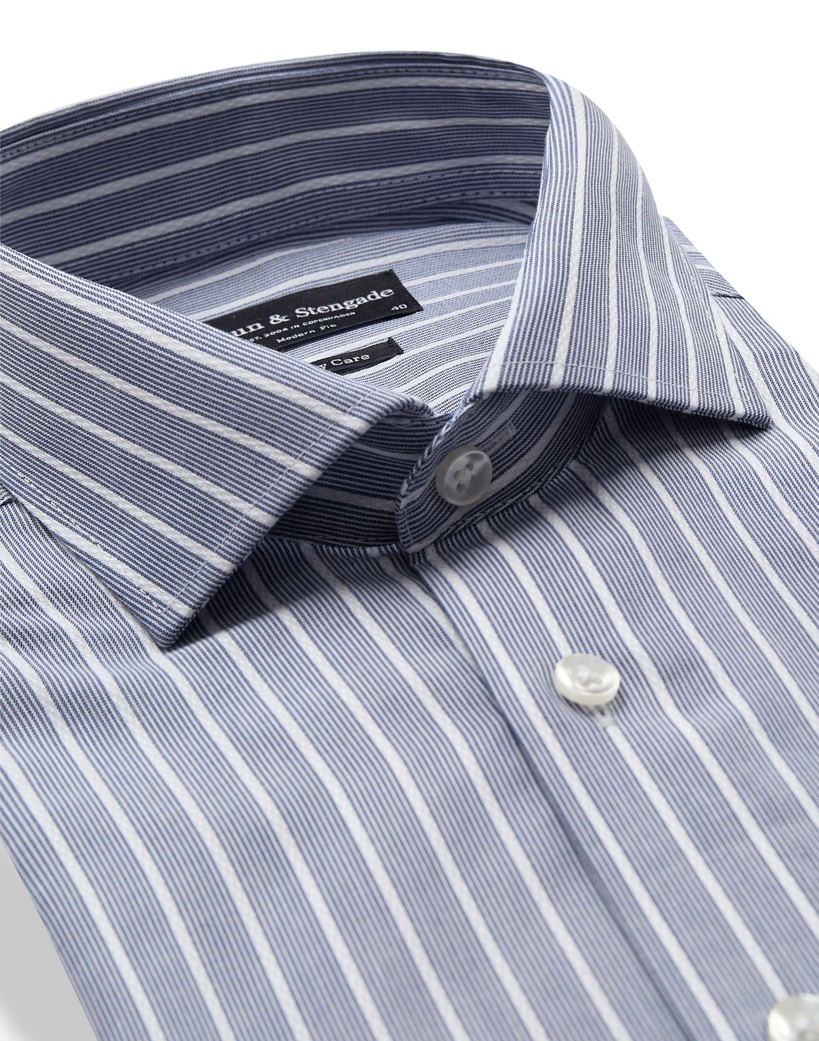 BS Kiyosaki Modern Fit Skjorte - Navy