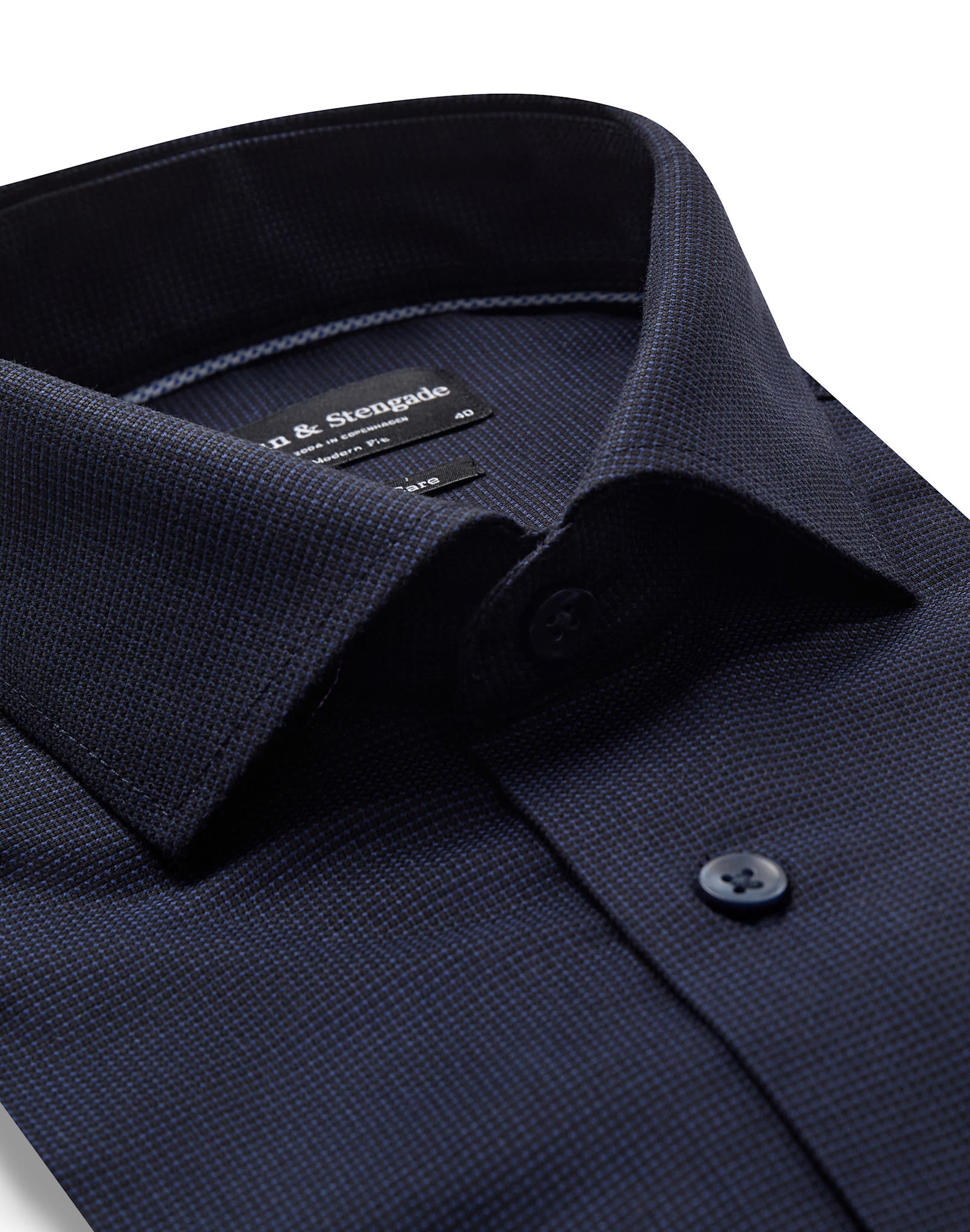BS Riordan Modern Fit Skjorte - Navy