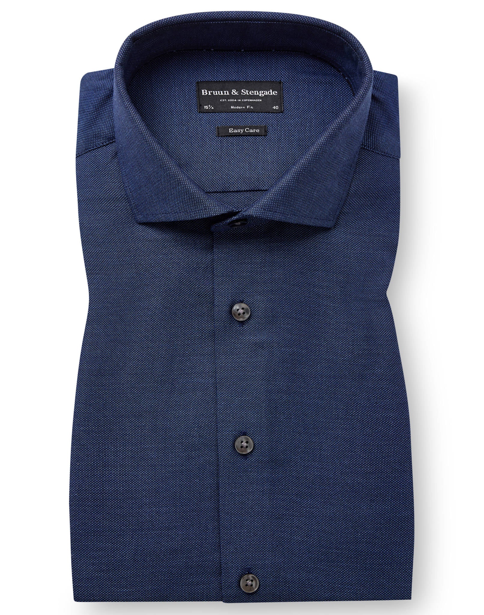 BS Haumann Modern Fit Skjorte - Navy