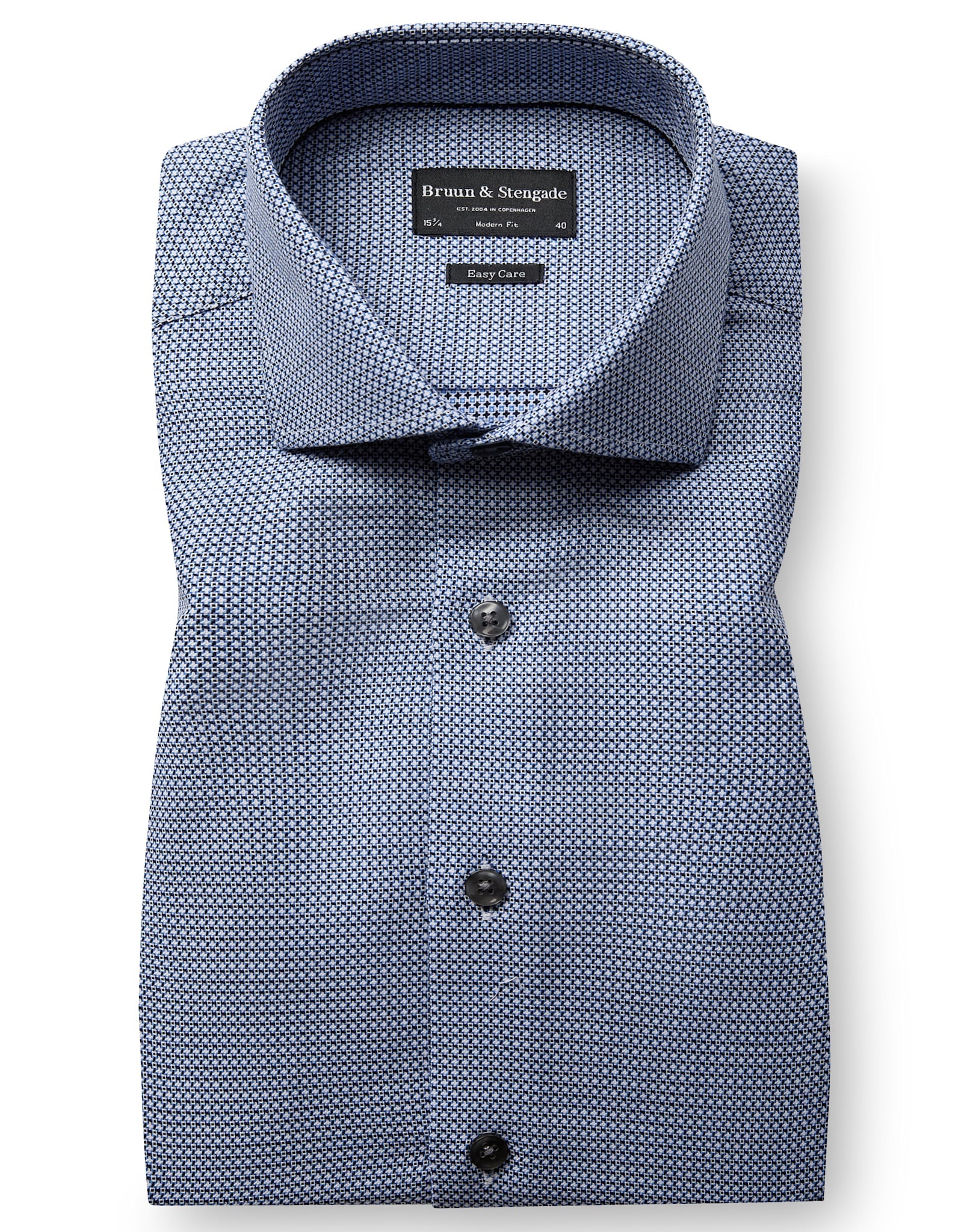 BS Egner Modern Fit Skjorte - Navy