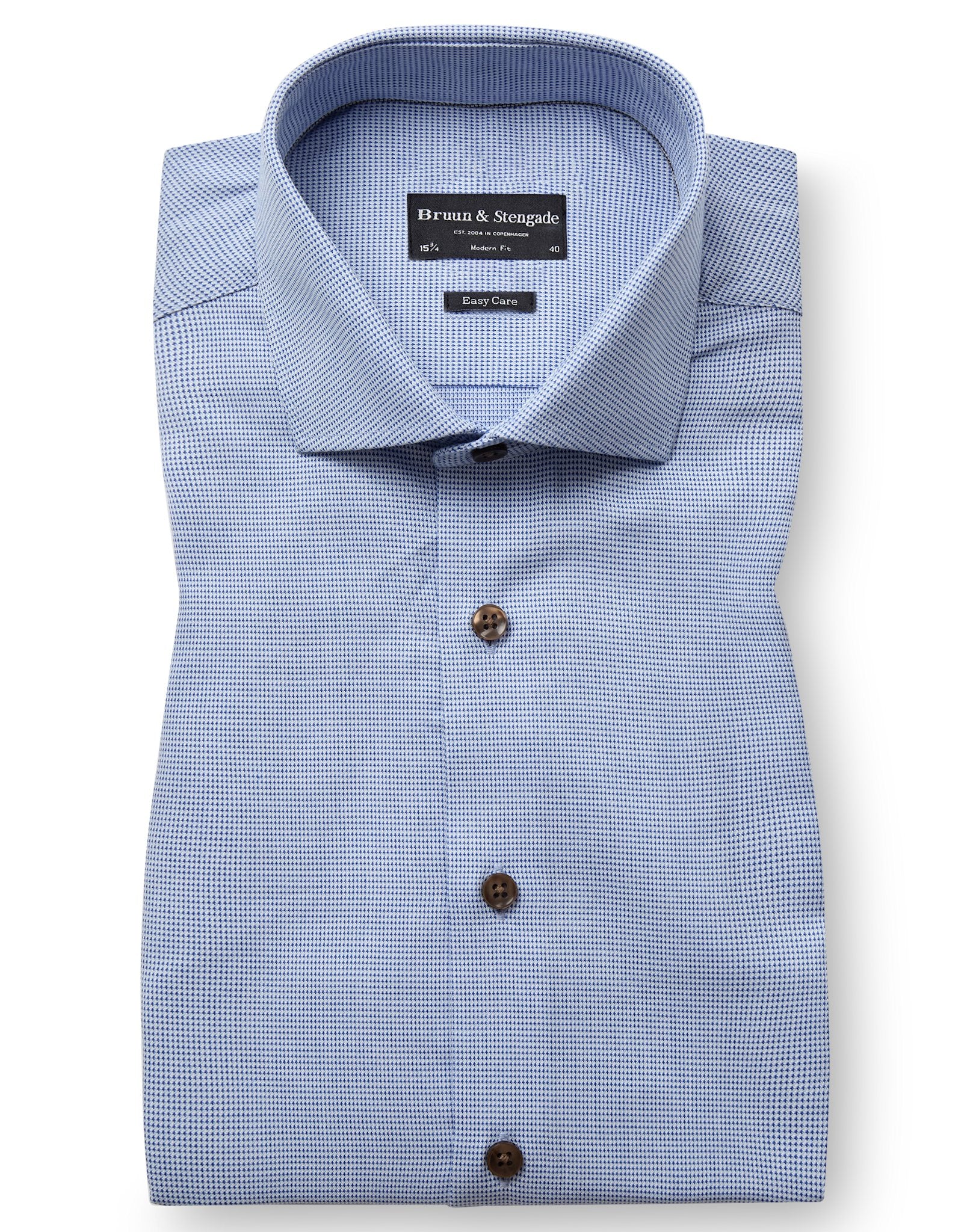 BS Kofod Modern Fit Skjorte - Light Blue