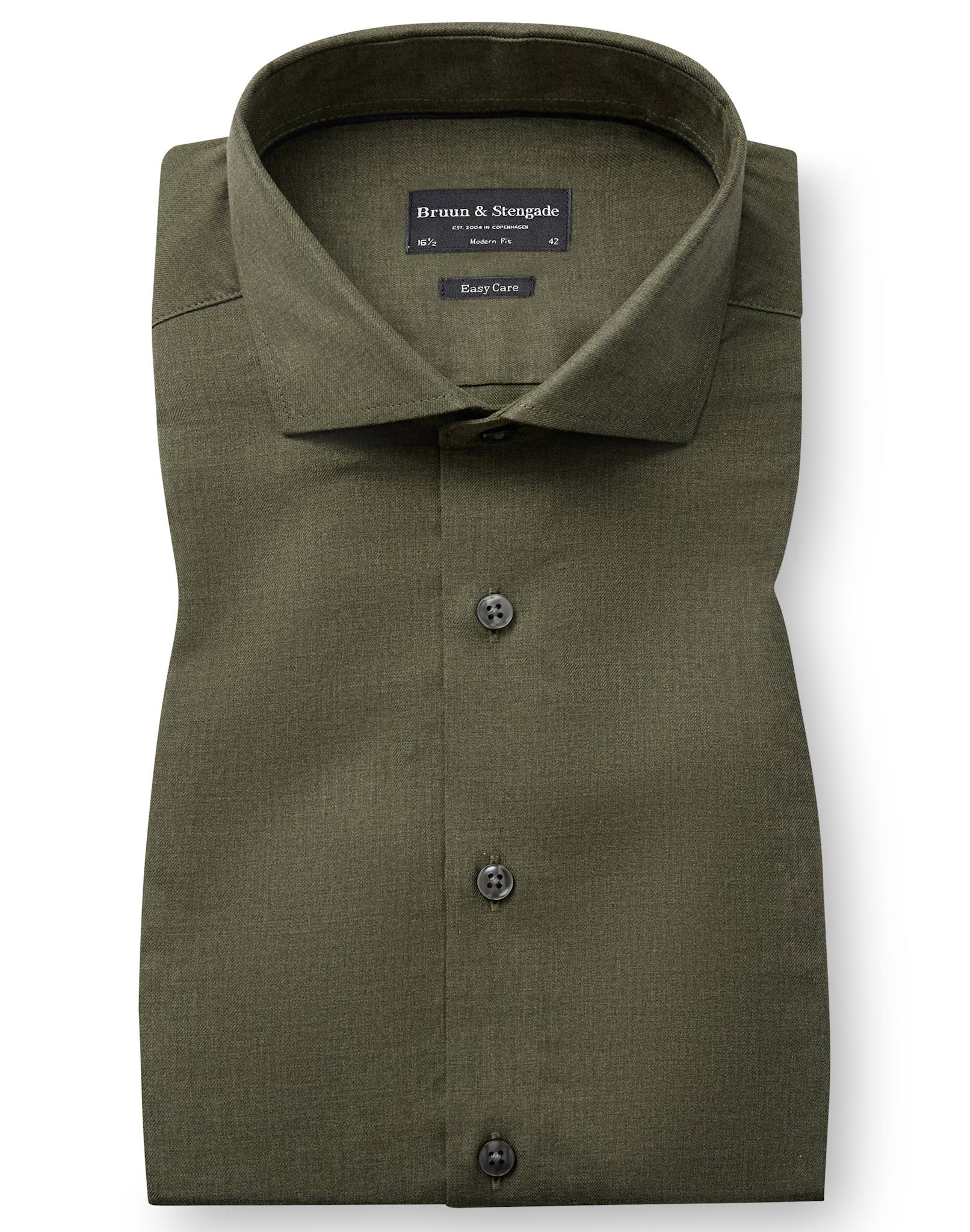 BS Andersen Modern Fit Skjorte - Green