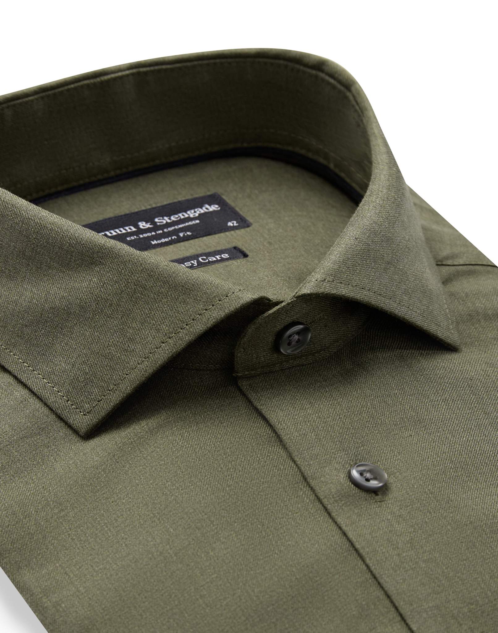 BS Andersen Modern Fit Skjorte - Green