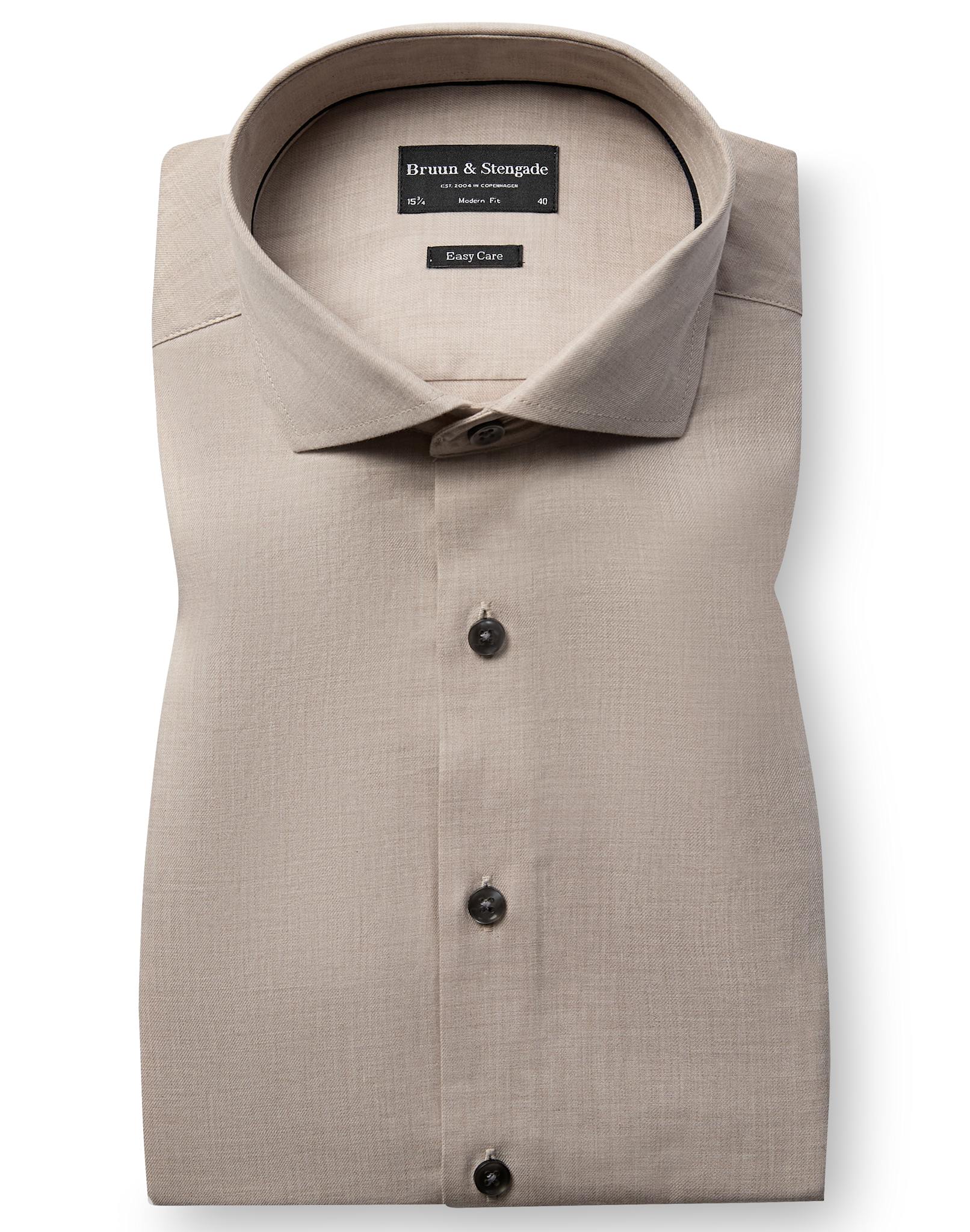 BS Brinkmann Modern Fit Skjorte - Sand