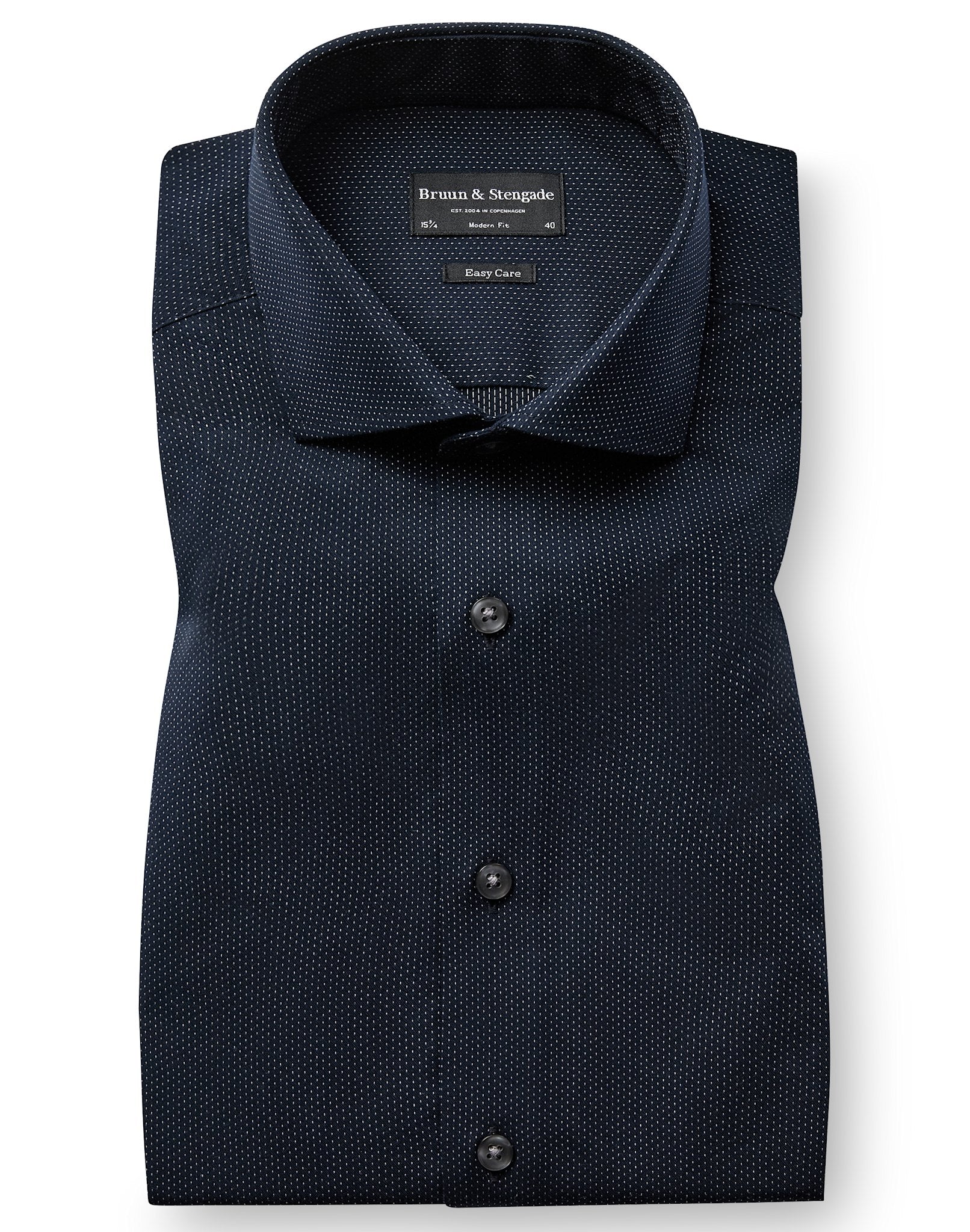 BS Maas Modern Fit Skjorte - Black