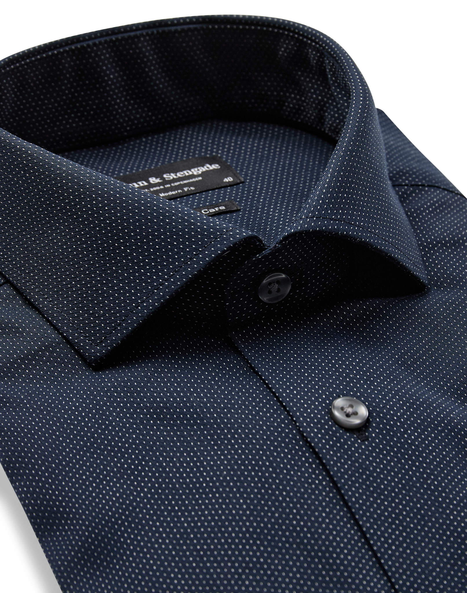 BS Maas Modern Fit Skjorte - Black