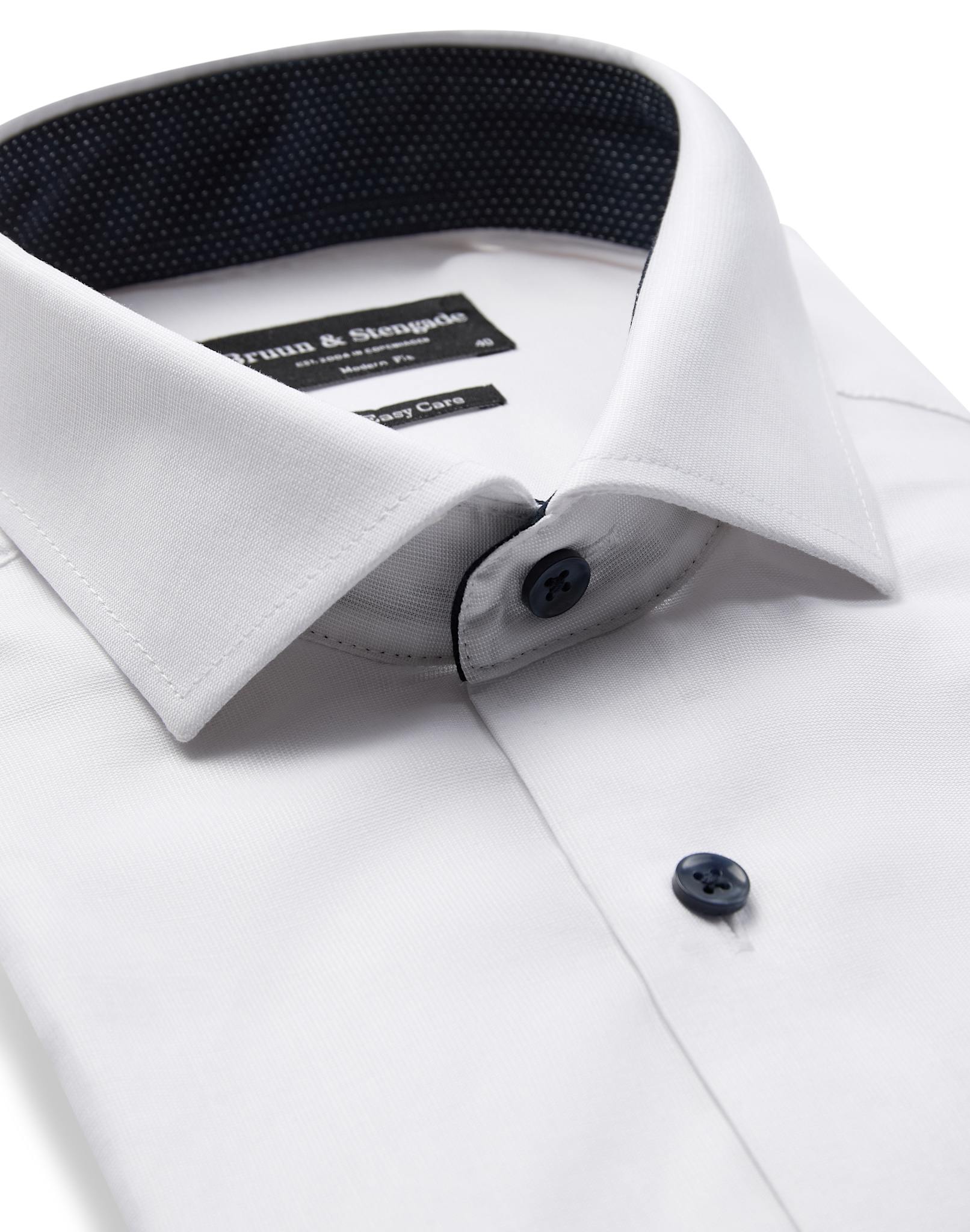 BS Flanagen Modern Fit Skjorte - White