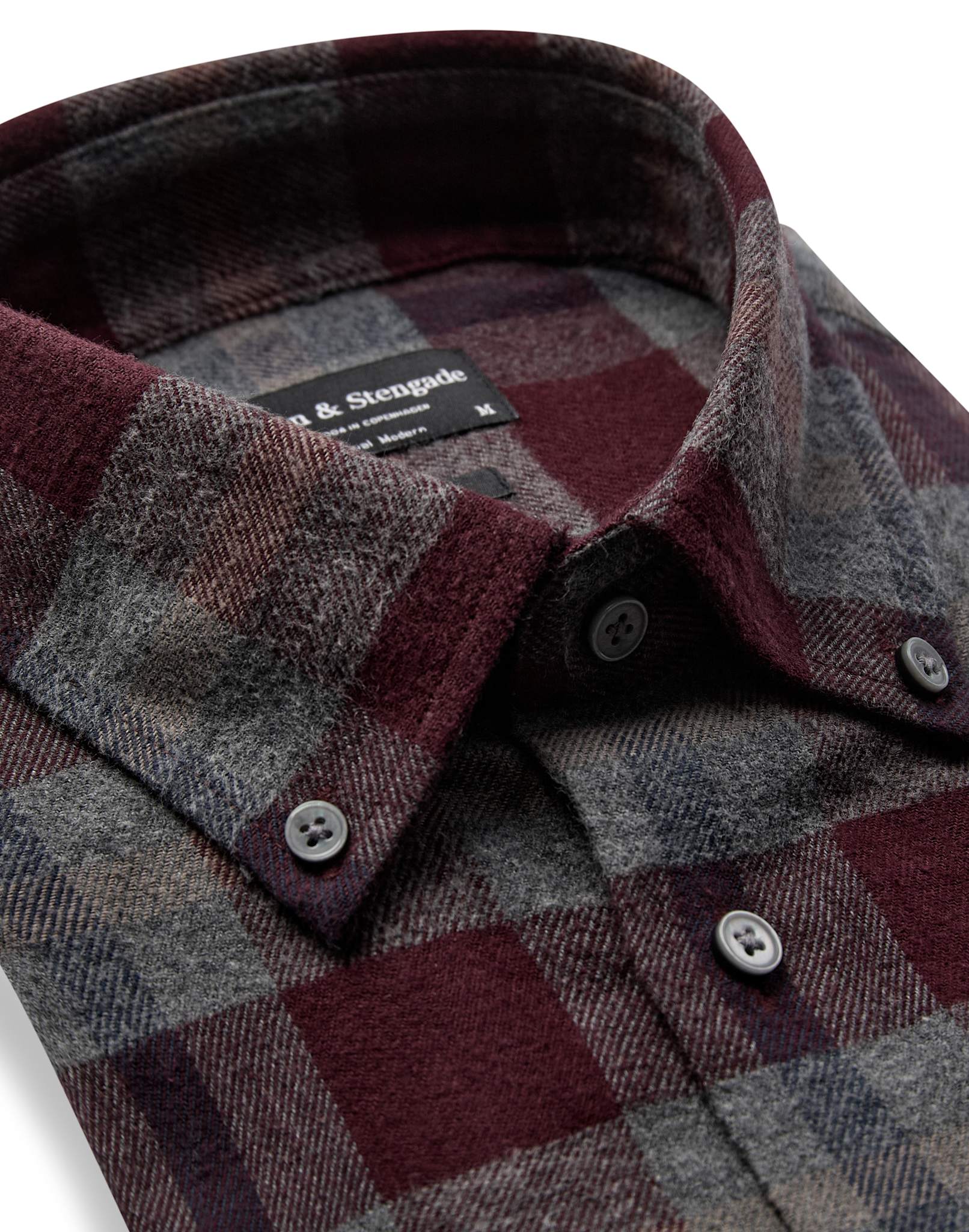 BS Letsie Casual Modern Fit Skjorte - Wine