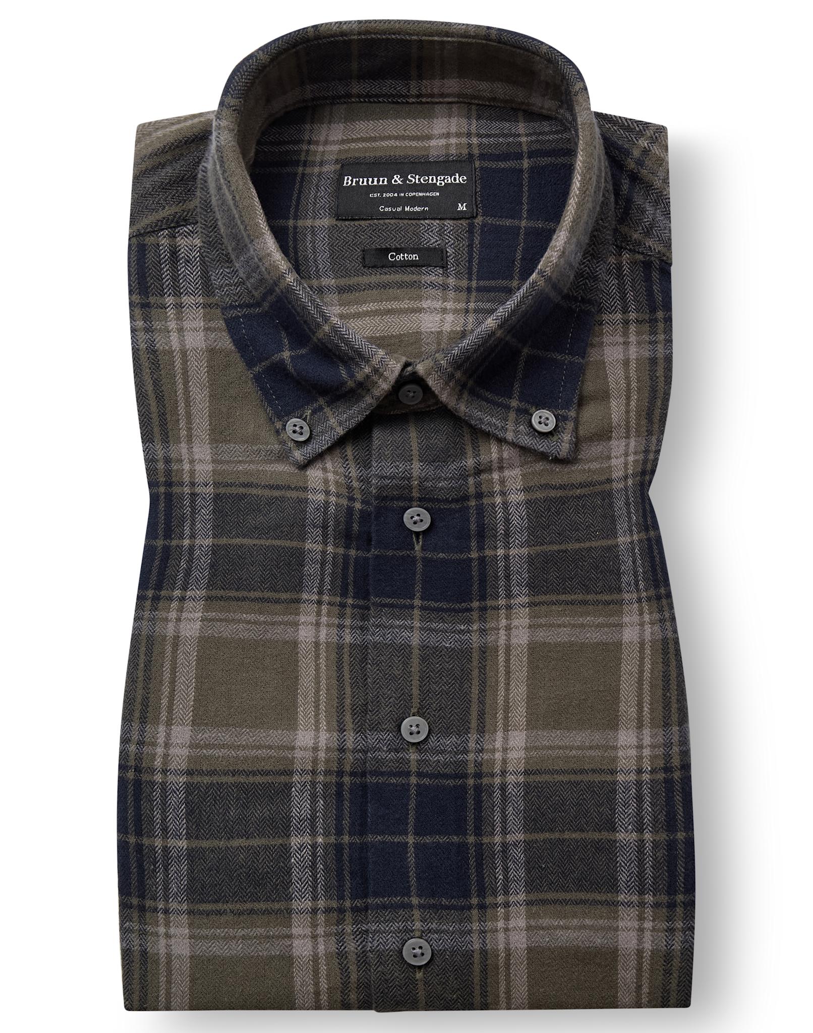 BS Bolkiah Casual Modern Fit Shirt - Green