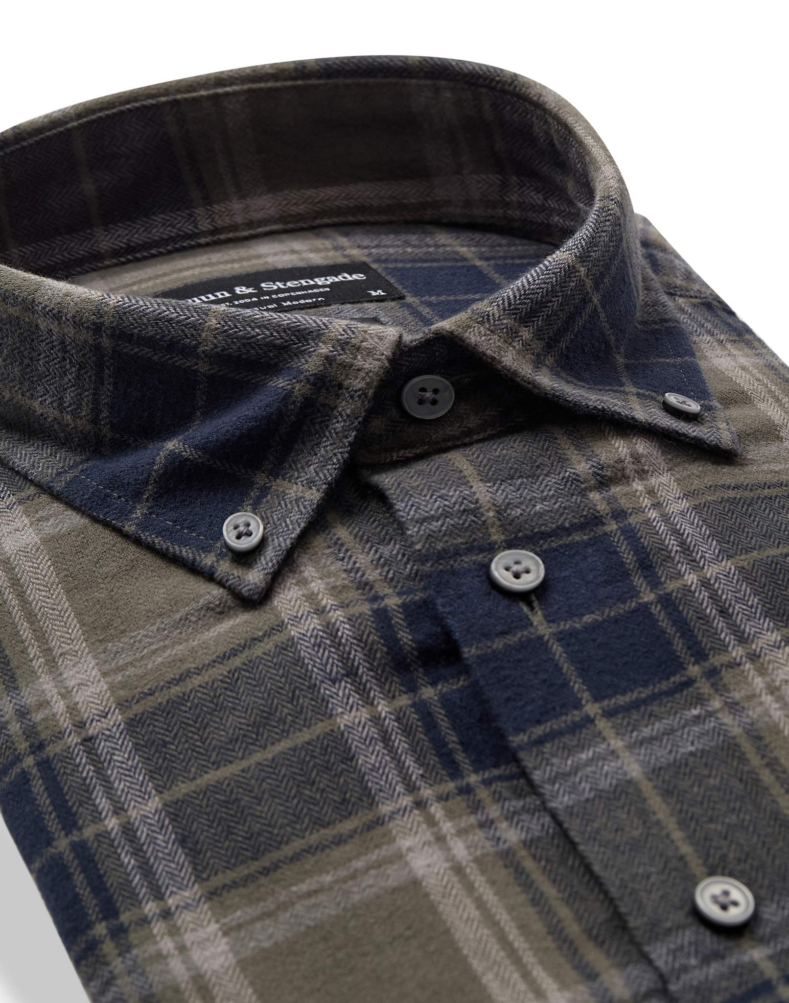 BS Bolkiah Casual Modern Fit Shirt - Green