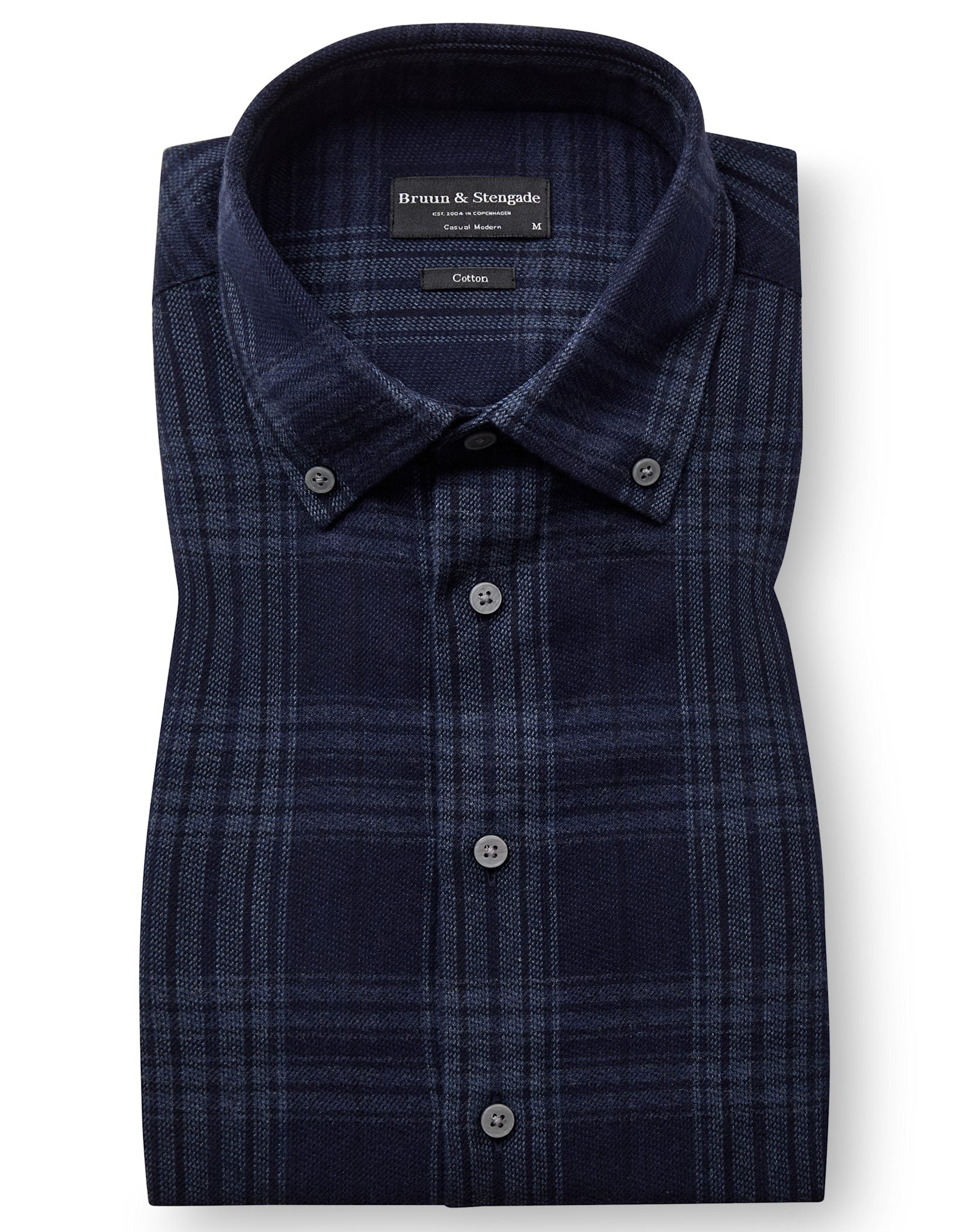BS Sihamoni Casual Modern Fit Skjorte - Blue