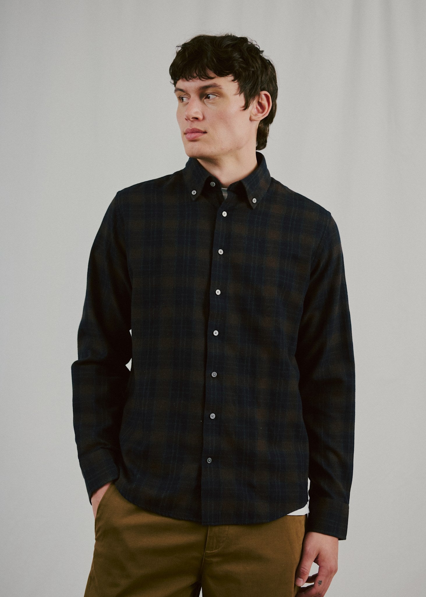 BS Norodom Casual Modern Fit Skjorte - Brown