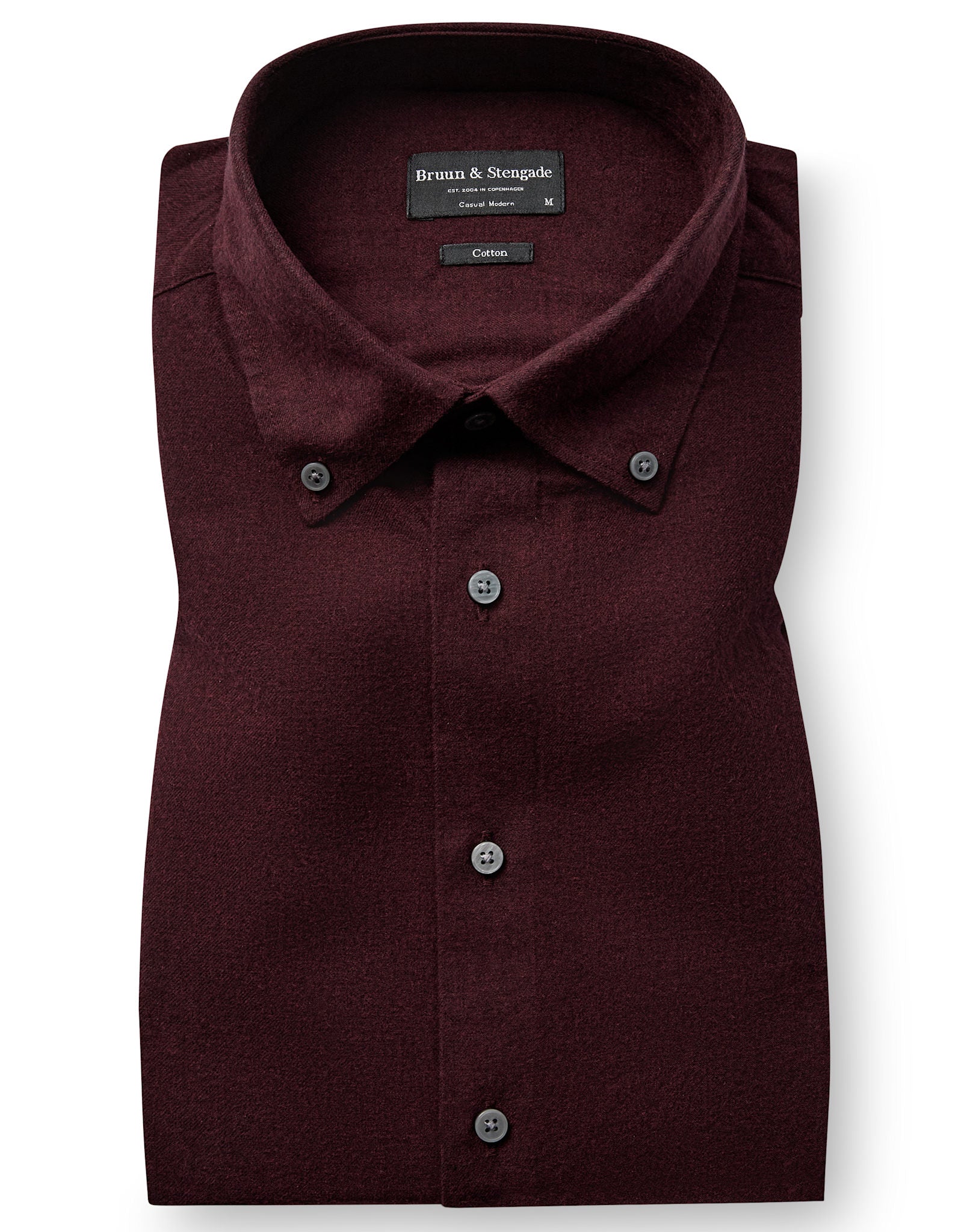 BS Akihito Casual Modern Fit Shirt - Bordeaux