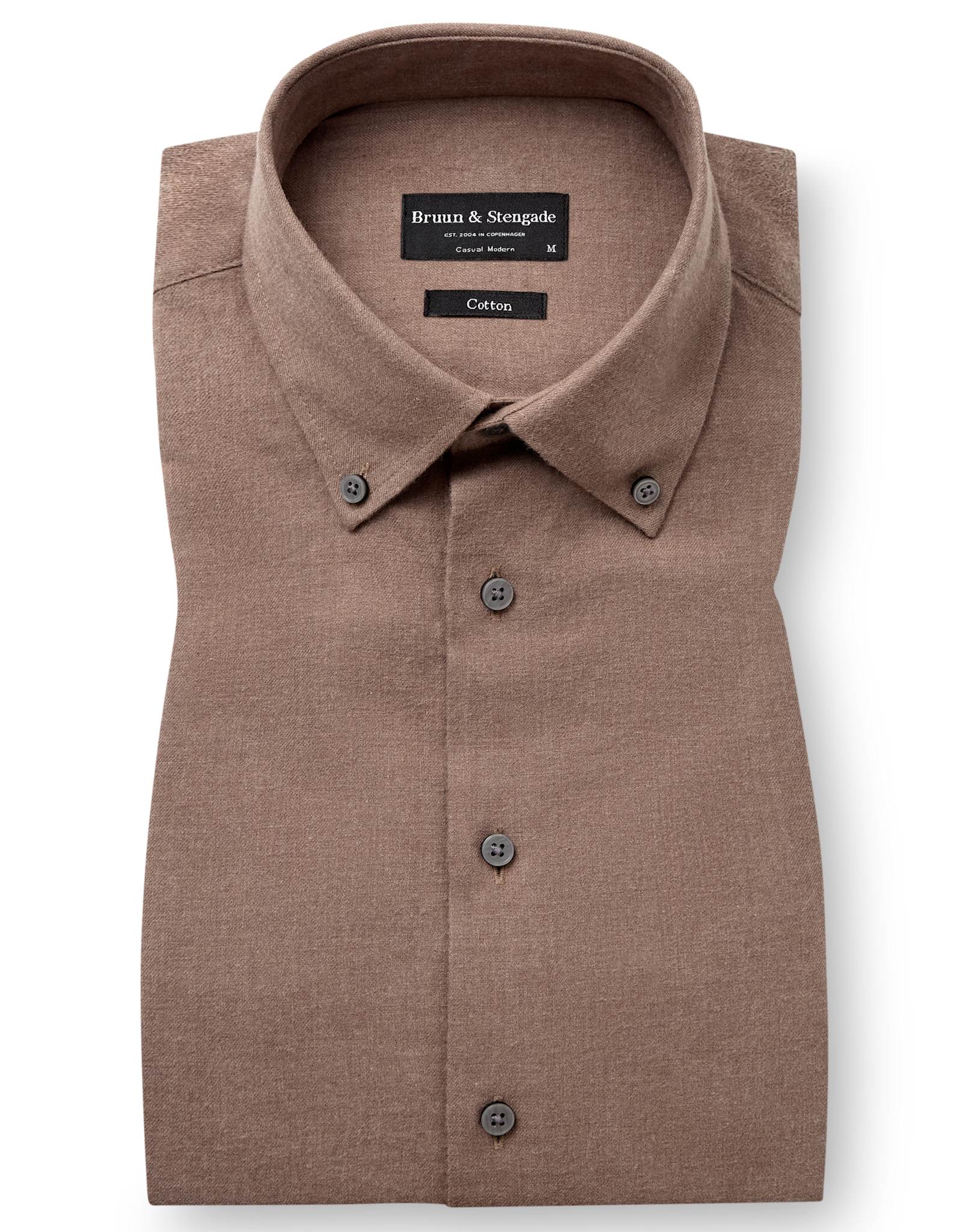 BS Akihito Casual Modern Fit Shirt - Brown