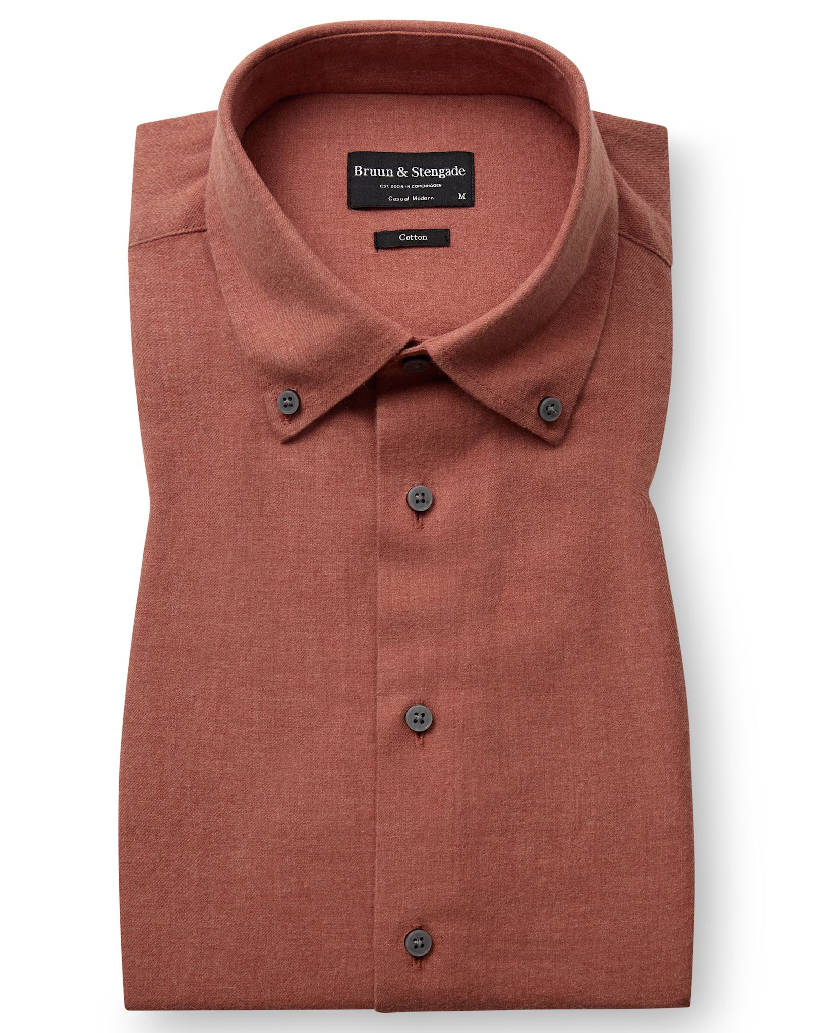 BS Akihito Casual Modern Fit Shirt - Dusty Red
