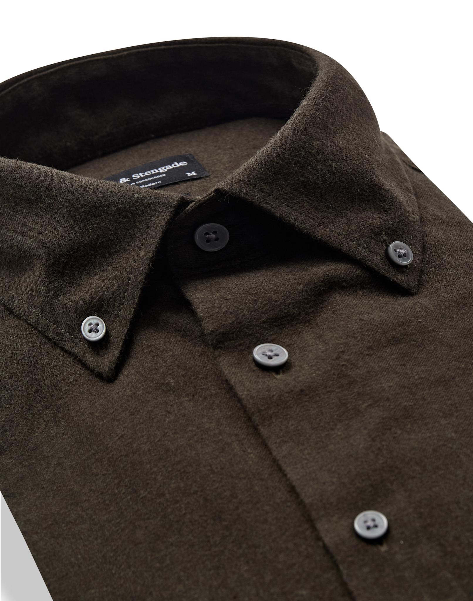 BS Akihito Casual Modern Fit Shirt - Green