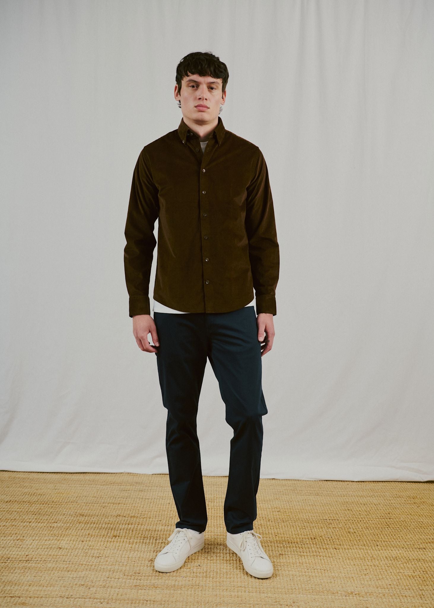 BS Osei Casual Modern Fit Skjorte - Brown