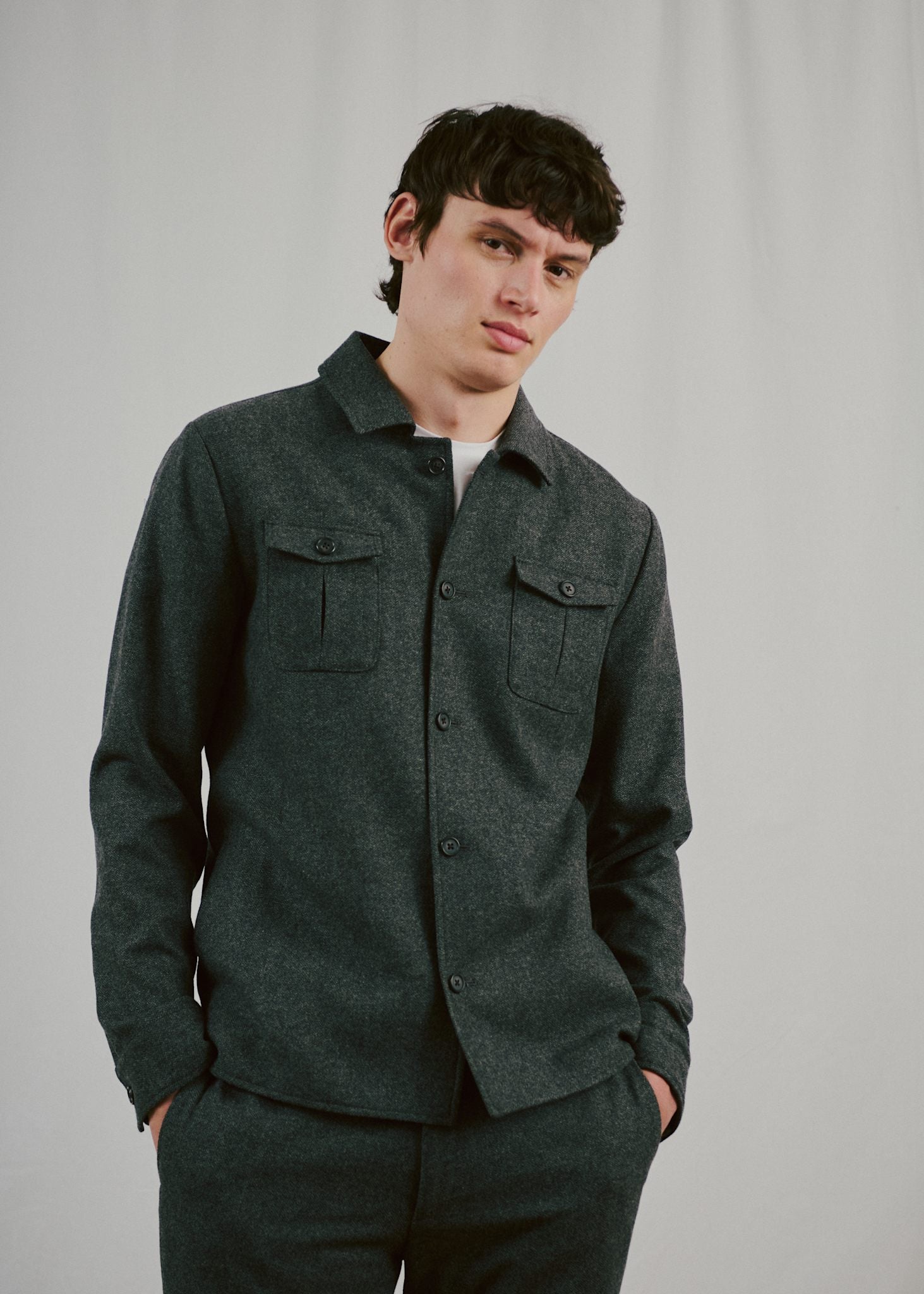 BS Willem Classic Fit Blazer - Grey