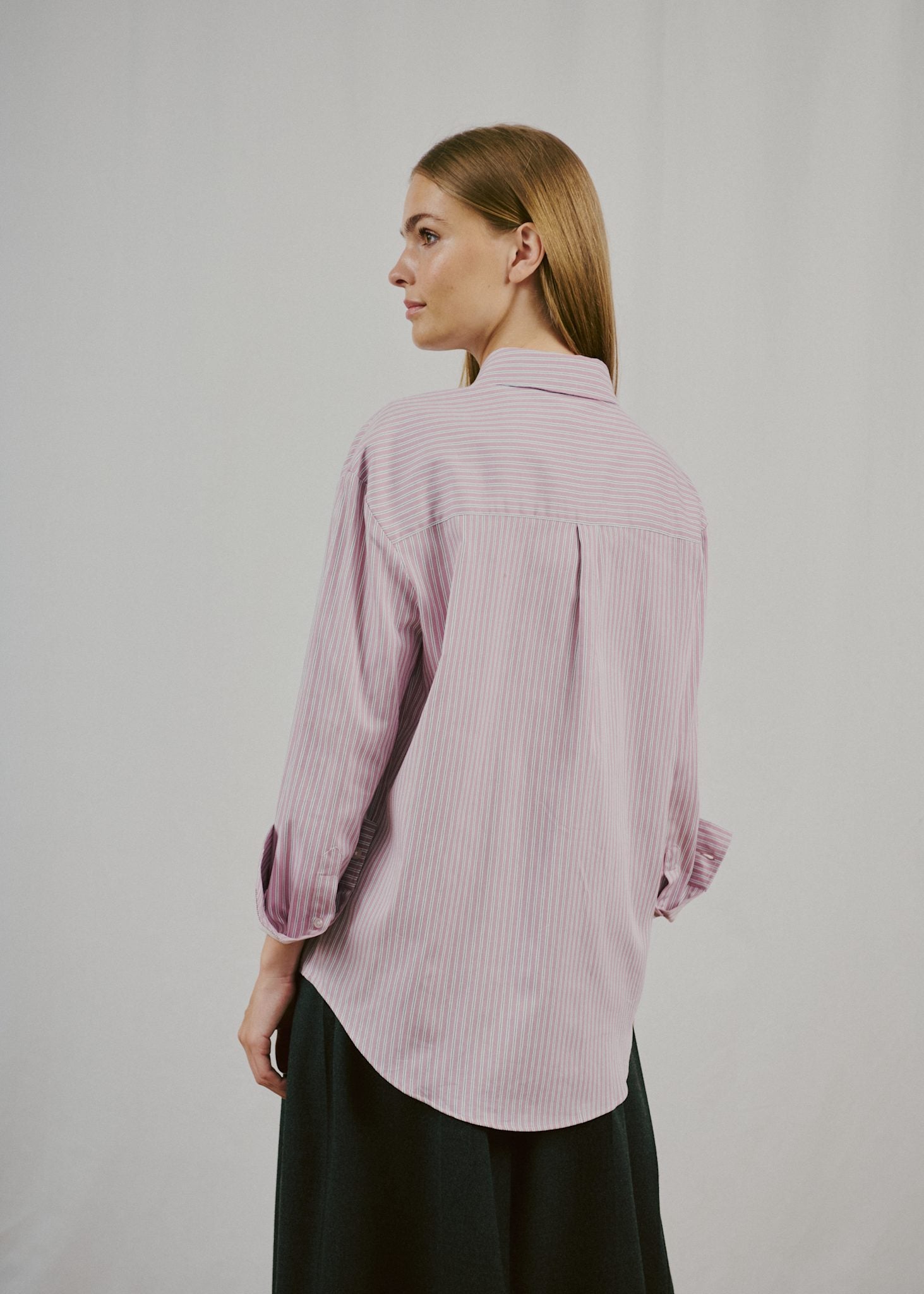 BS Elsie Regular Fit Skjorte - Pink/White