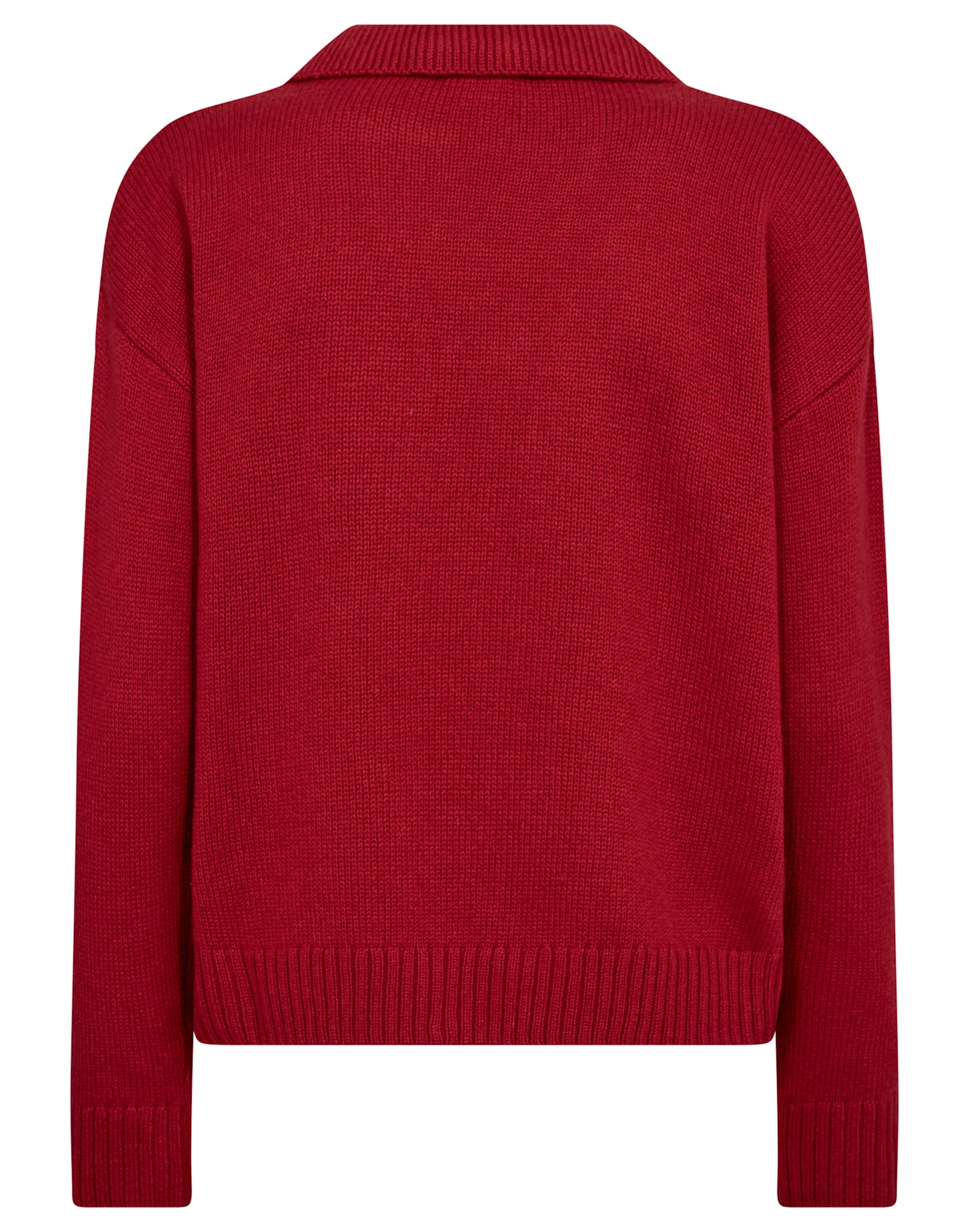 BS Hedwig Regular Fit Knitwear - Red