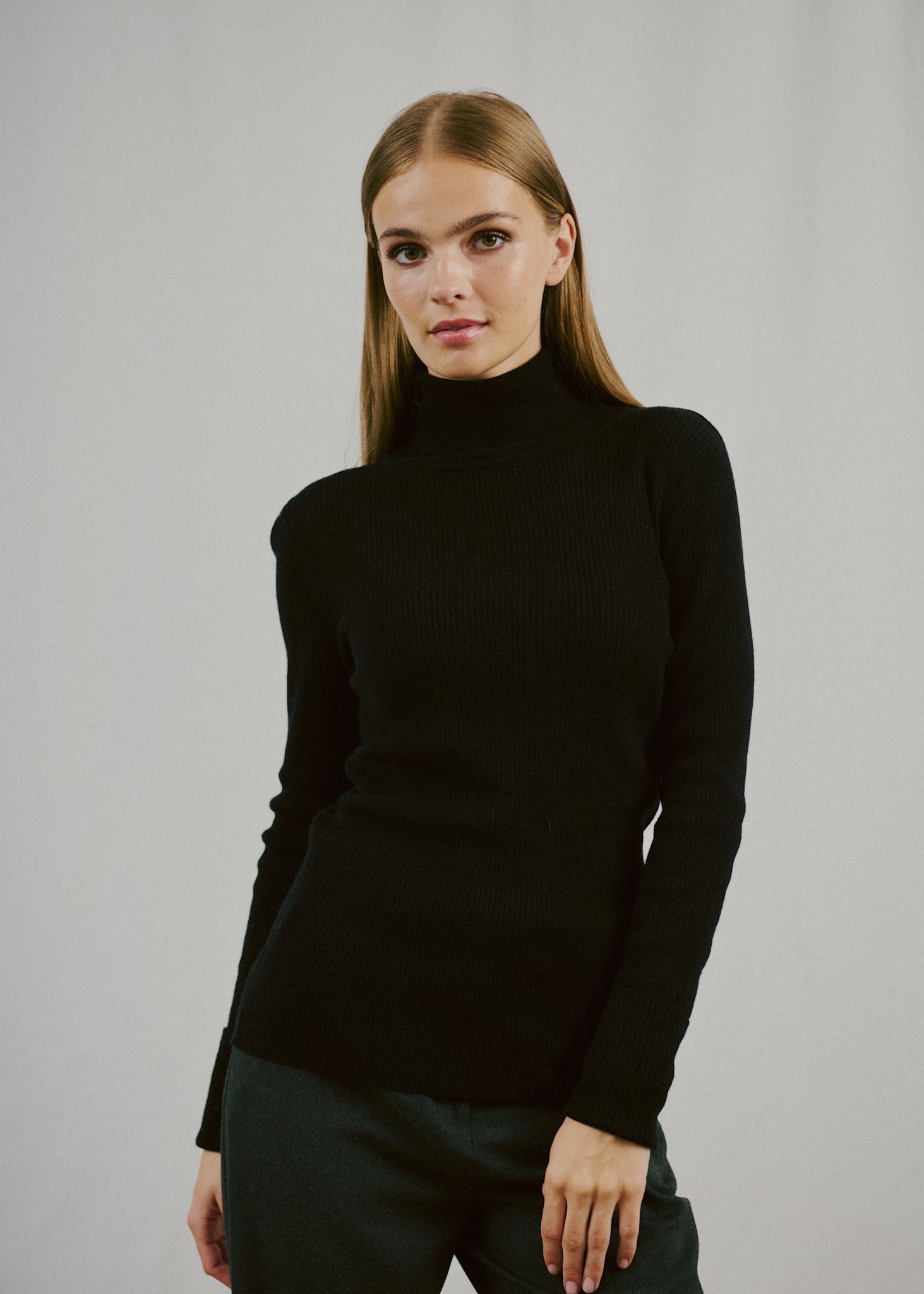 BS Hege Regular Fit Strik - Black