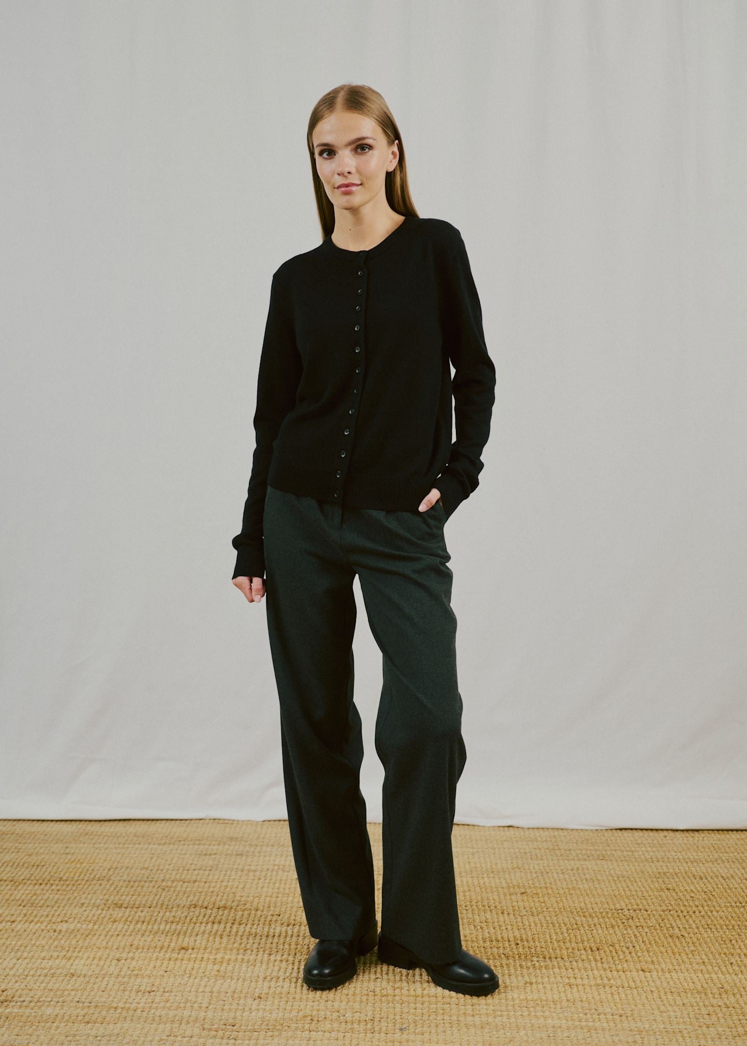 BS Edel Regular Fit Strik - Black
