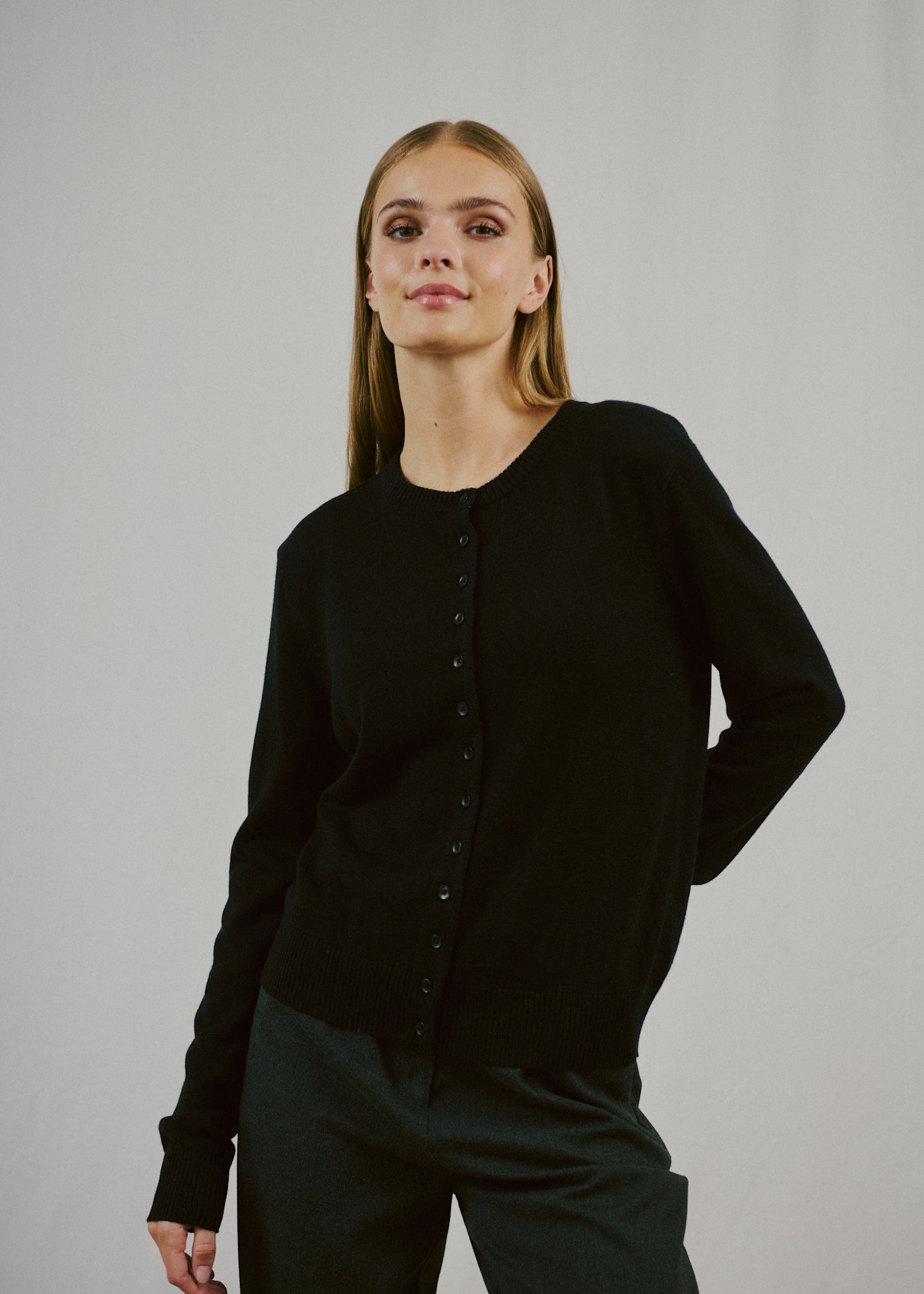 BS Edel Regular Fit Strik - Black