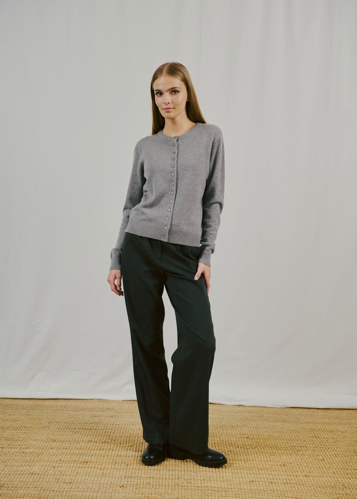 BS Edel Regular Fit Strik - Grey