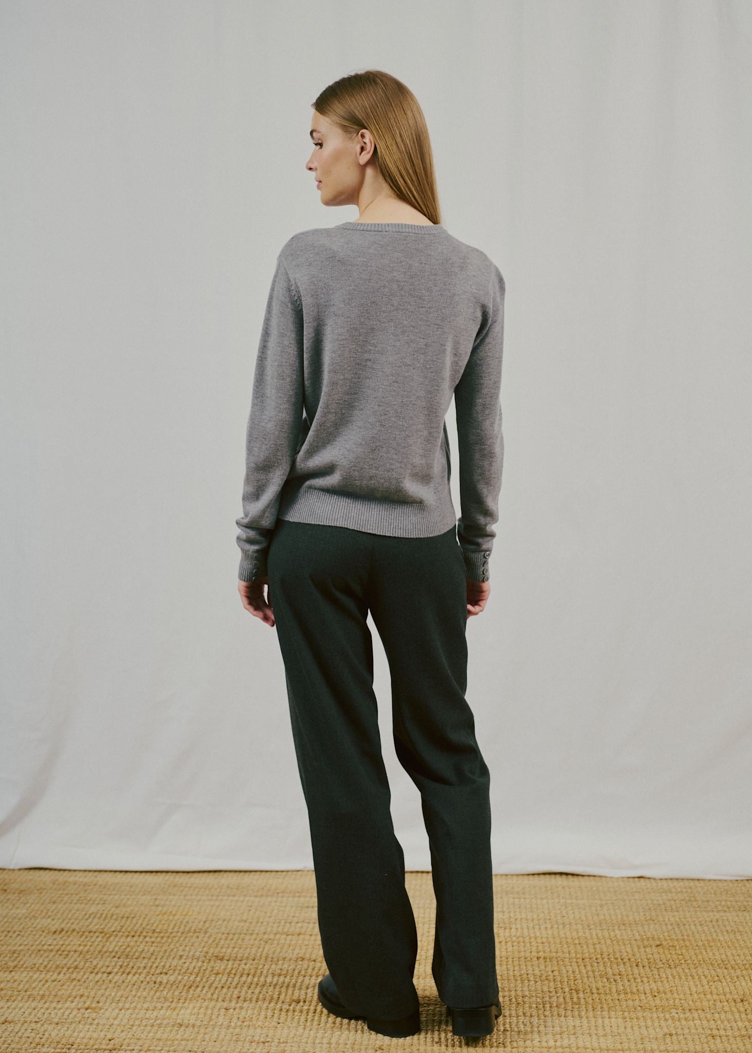 BS Edel Regular Fit Strik - Grey