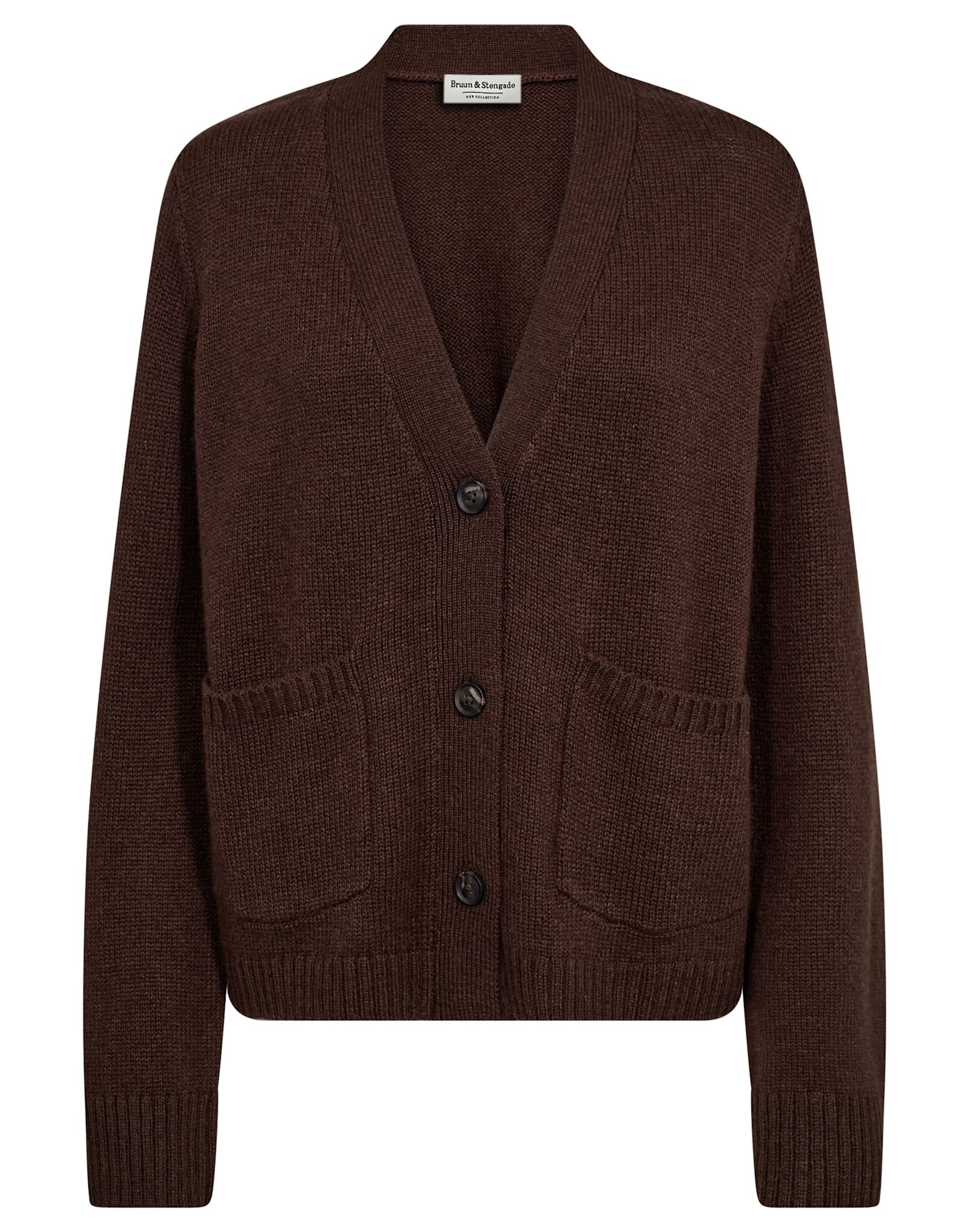 BS Gretel Regular Fit Strik - Dark Brown