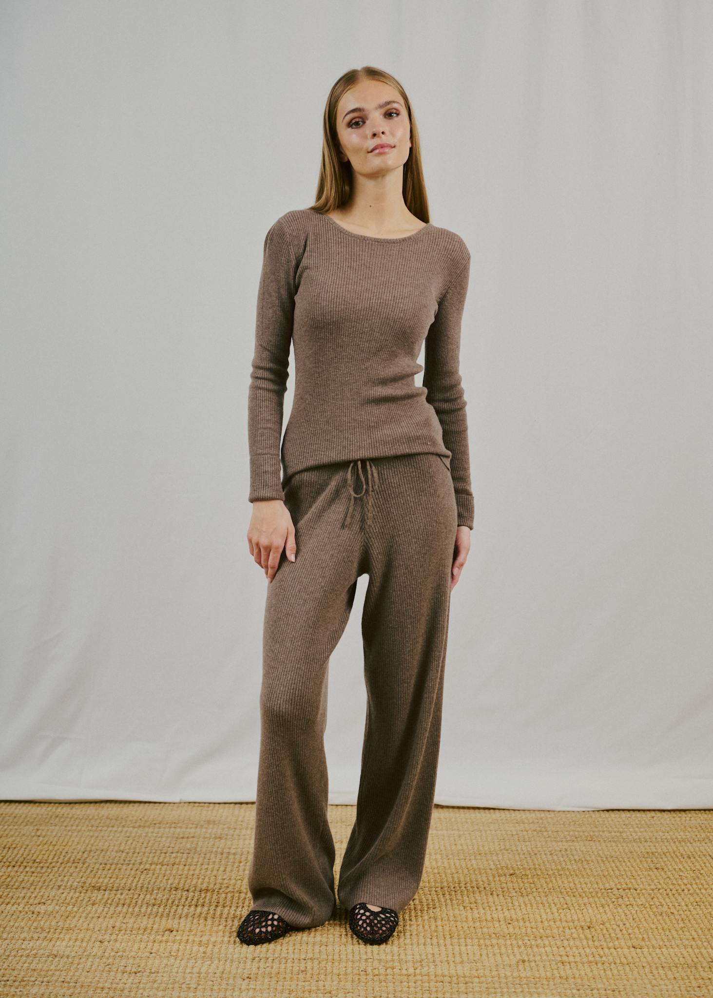BS Agathe Regular Fit Bukser - Mole