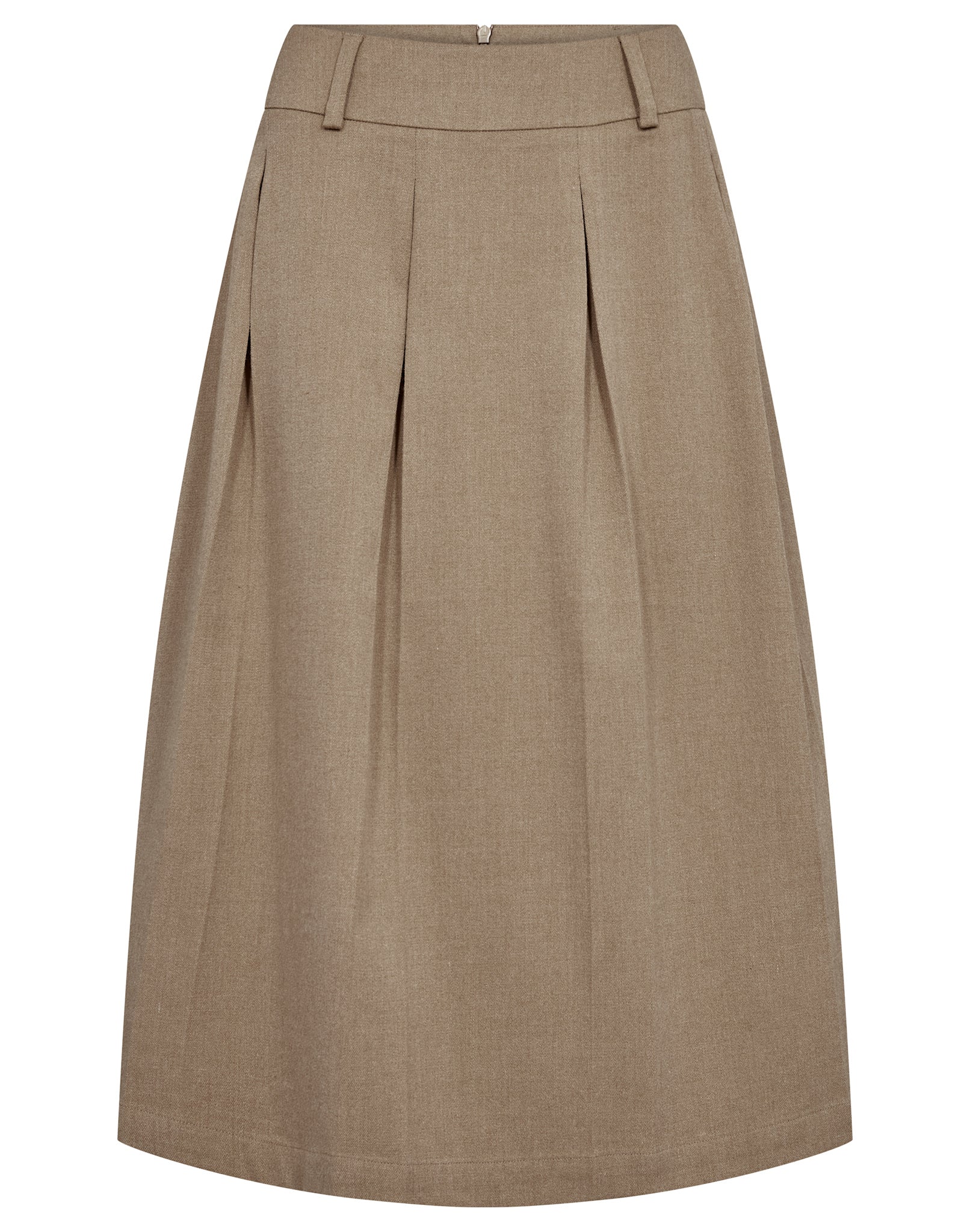 BS Elke Regular Fit Nederdel - Camel