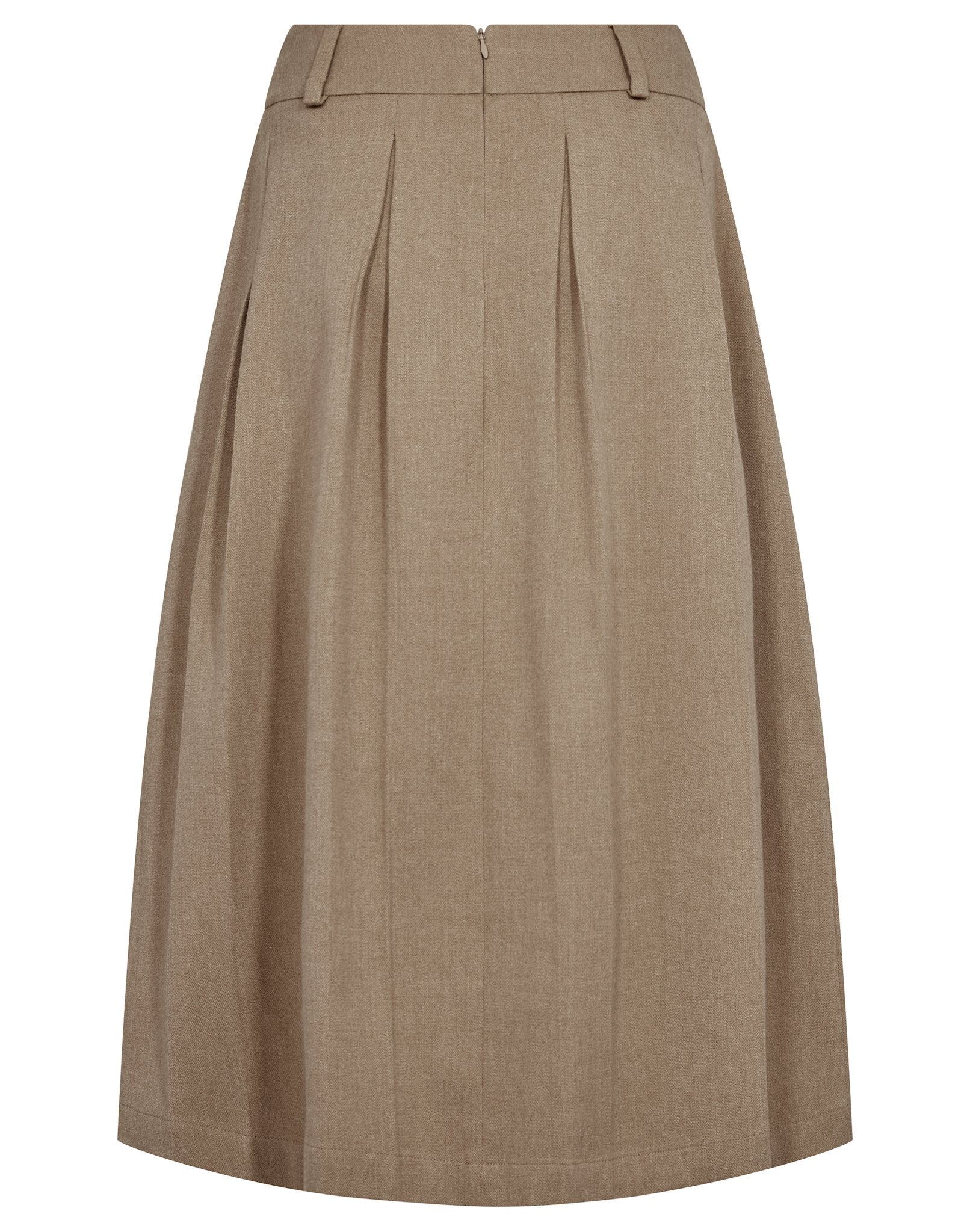 BS Elke Regular Fit Nederdel - Camel
