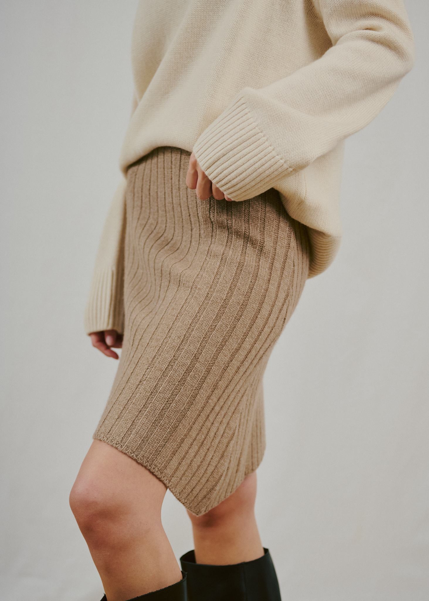 BS Katinka Regular Fit Nederdel - Light Brown