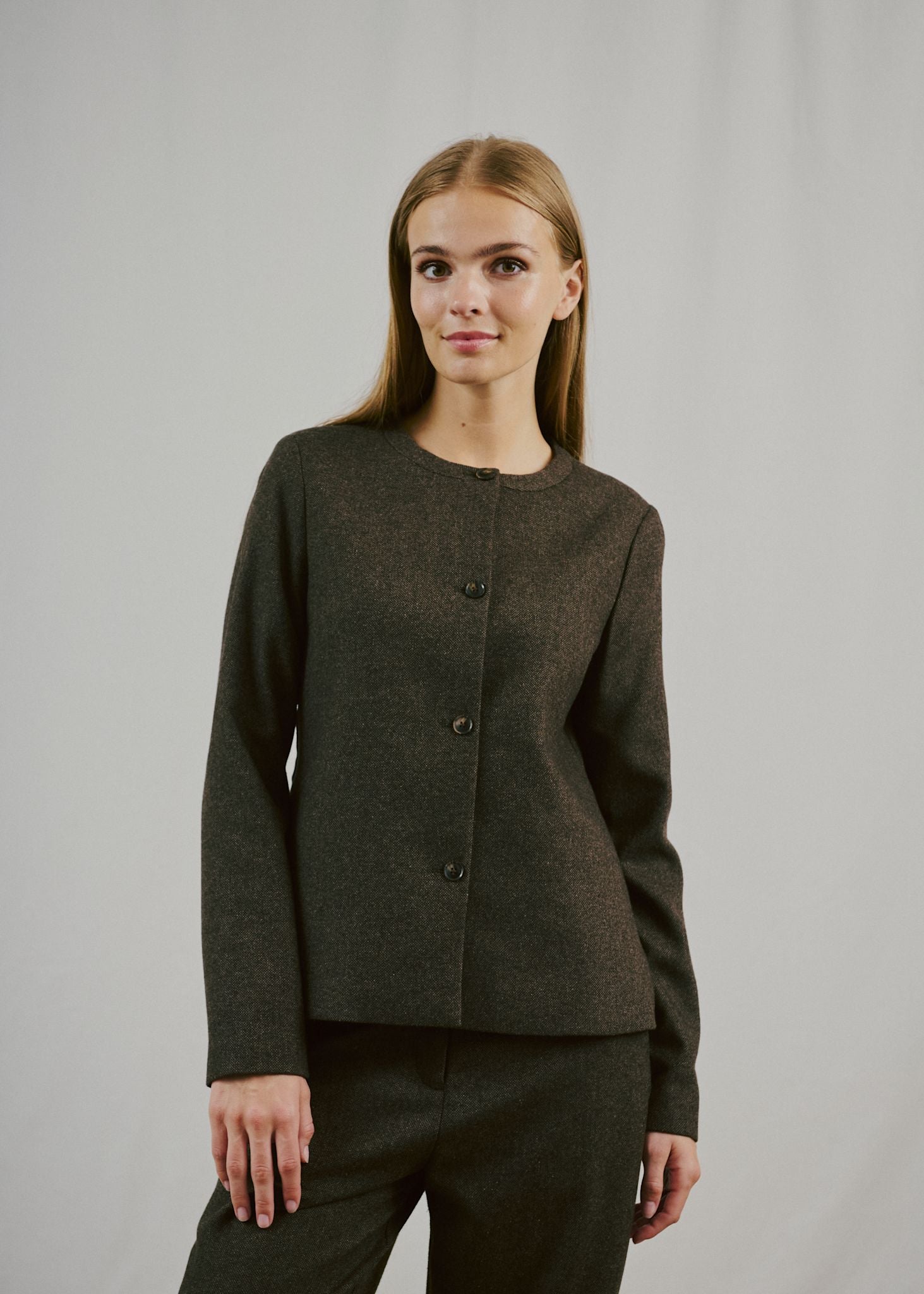 BS Helma Slim Fit Blazer - Sand